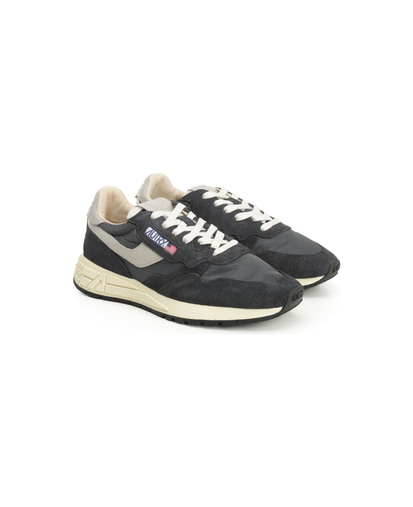 Autry 'reelwind Low' Sneakers - Wht/black