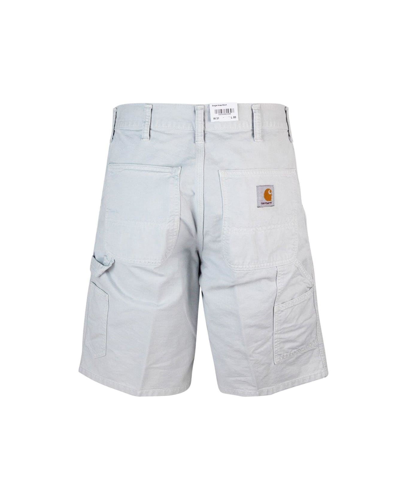 Carhartt Logo Patch Low-rise Shorts - Grey