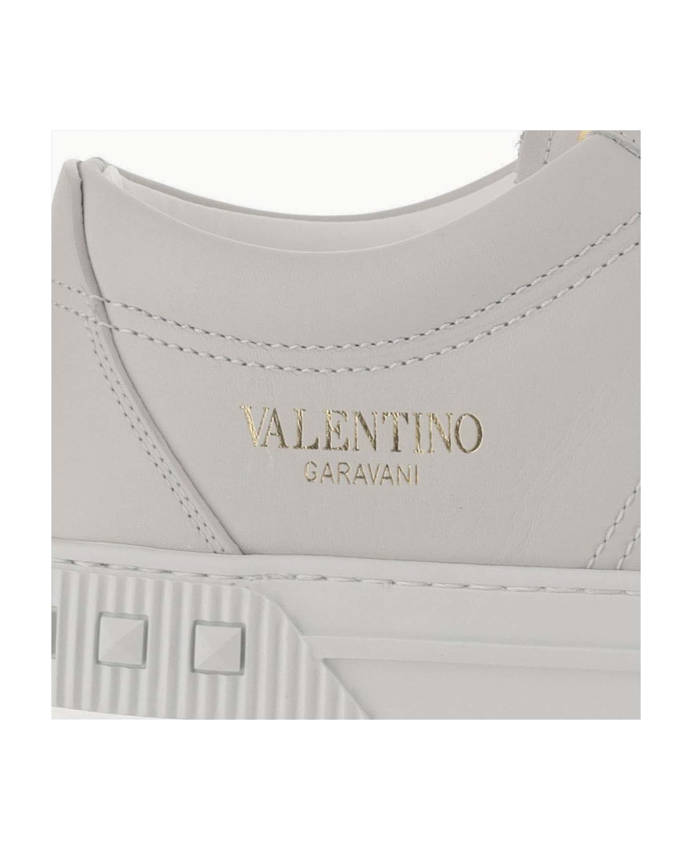 Valentino Garavani Total White 'cityplanet' Sneakers - BIANCO/BIANCO