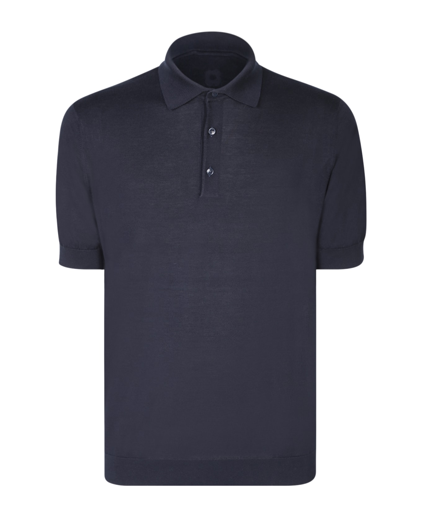 Lardini Jersey Blue Polo Shirt - Blue