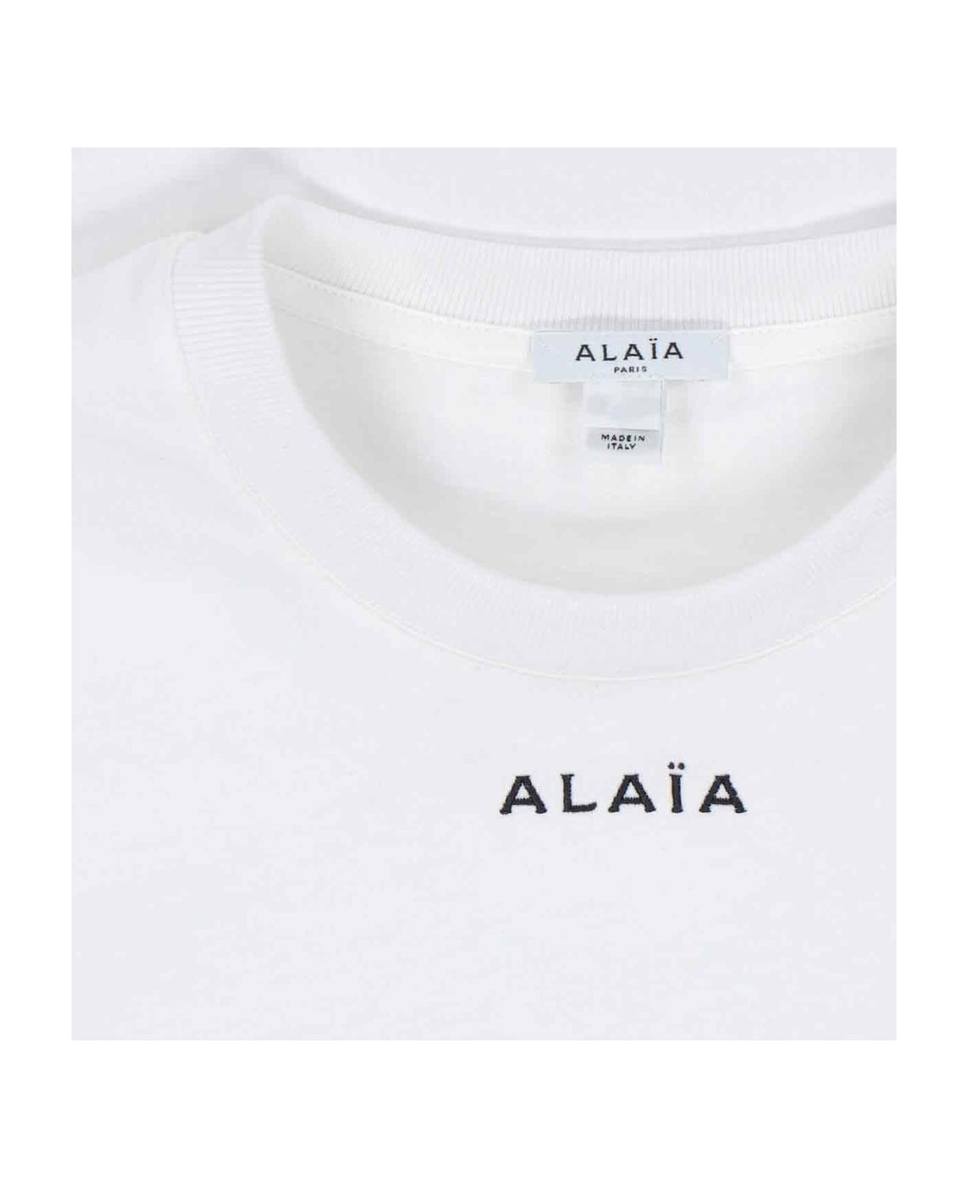 Alaia Logo T-shirt - White