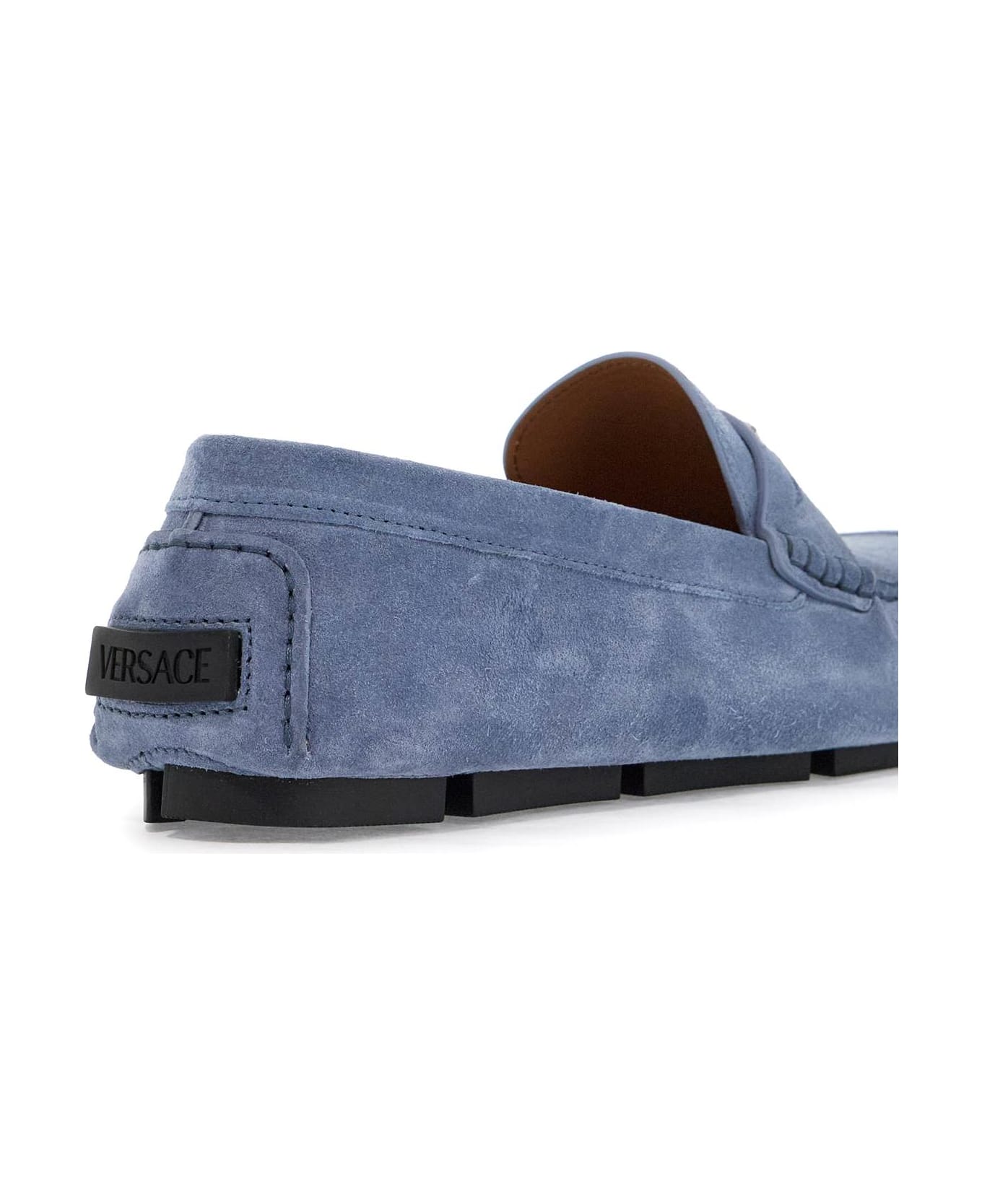 Versace Suede Medusa Biggie - INDIGO-RUTHENIUM (Light blue)