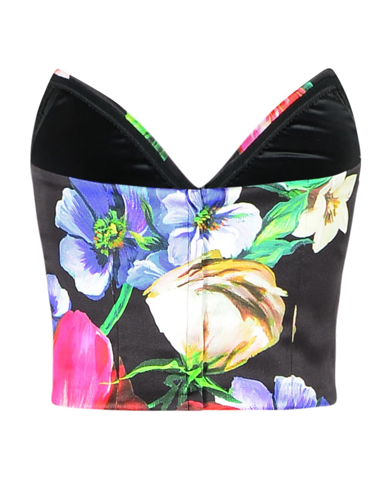 Dolce 
Gabbana Multicolor Viscose Top - Multicolor