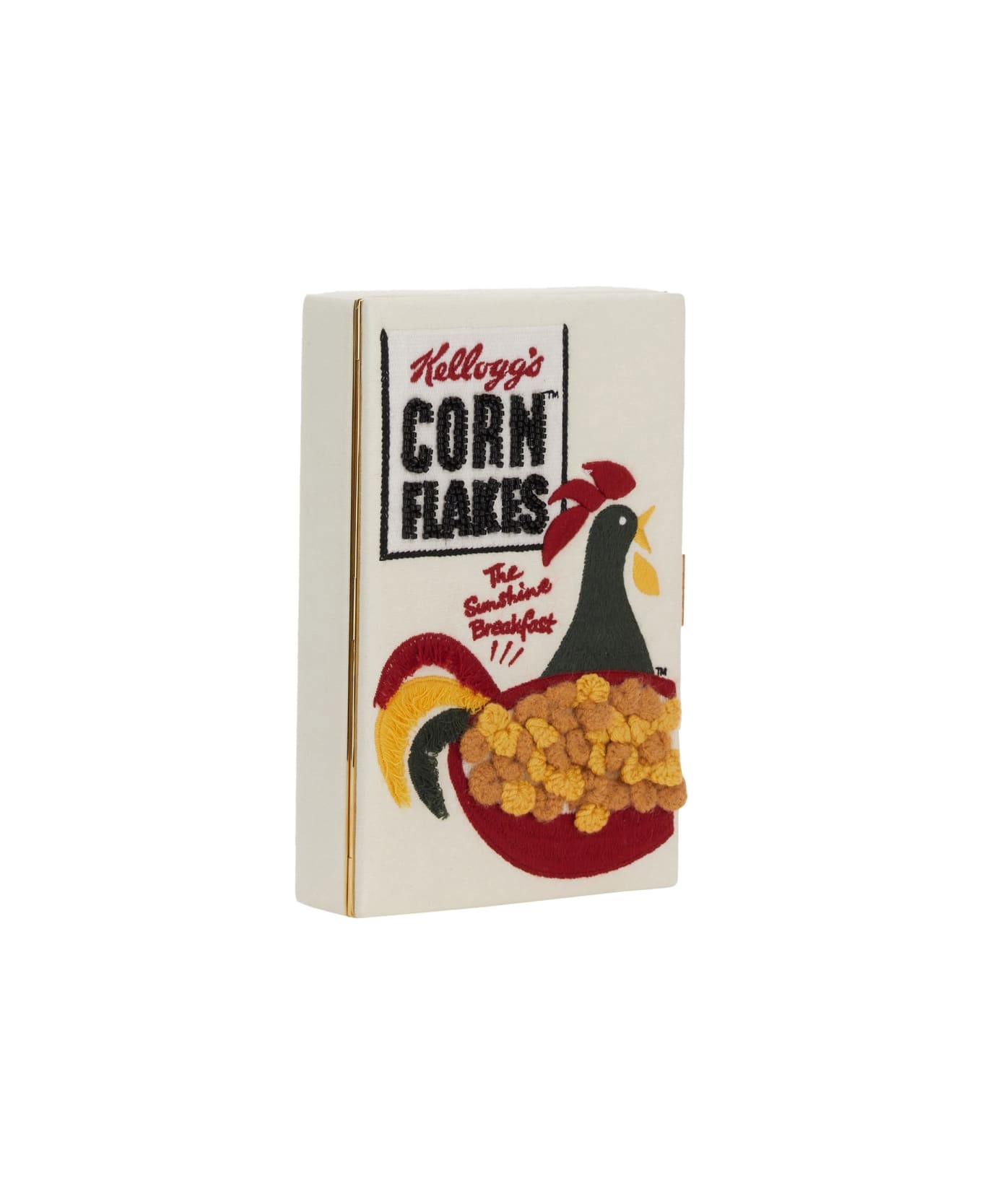 Anya Hindmarch Clutch "cornflakes" - YELLOW