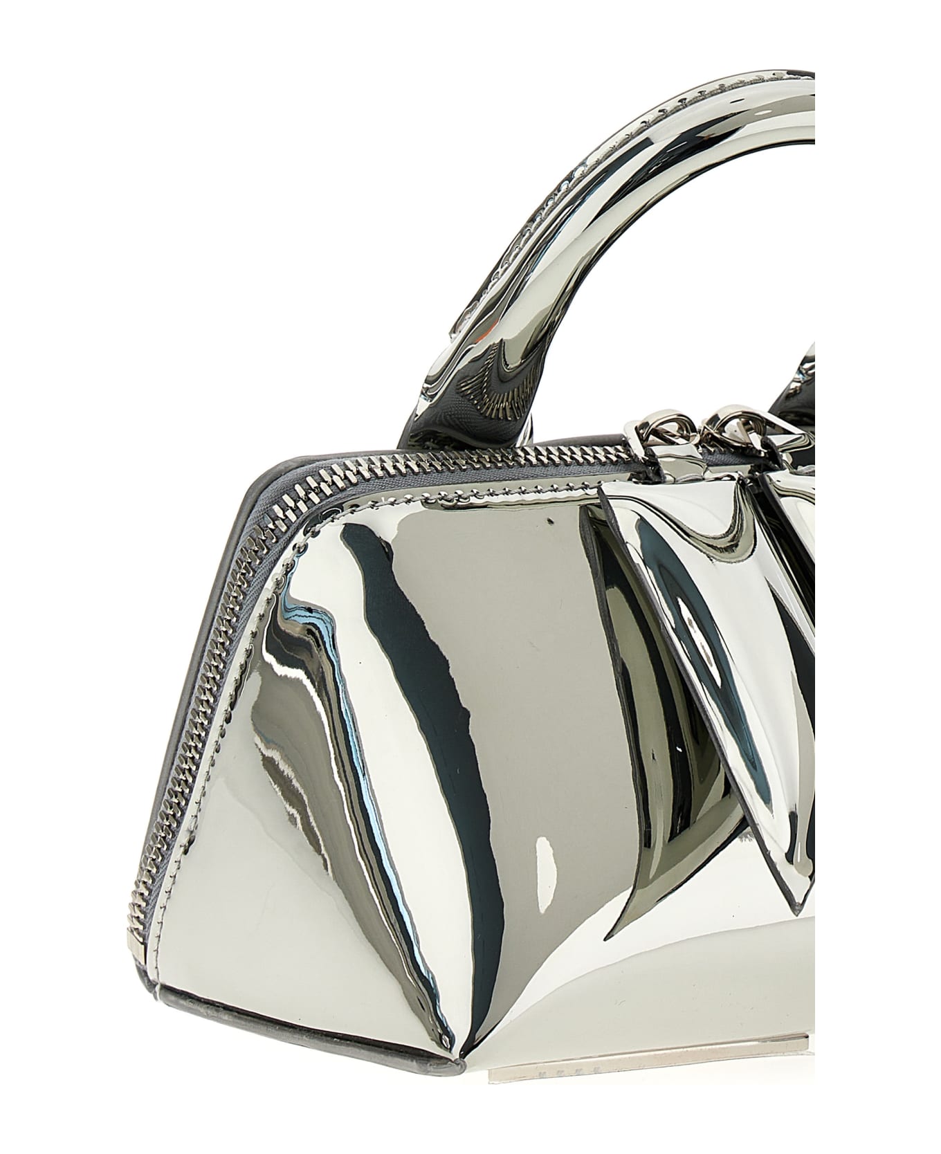 The Attico 'friday' Handbag - Silver