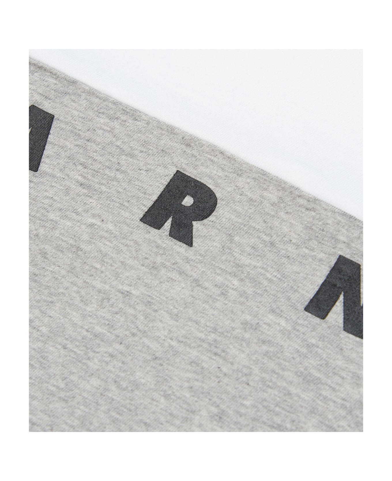 Marni Mt152u T-shirt Marni Grey T-shirt In Jersey Colour Block - Inox gray melange