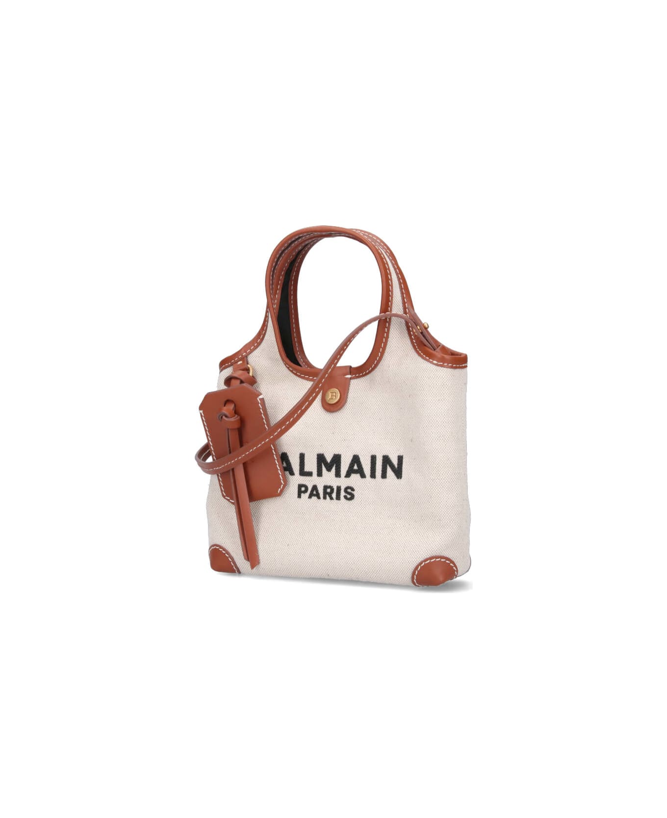 Balmain 'b-army' Tote Bag - Crema