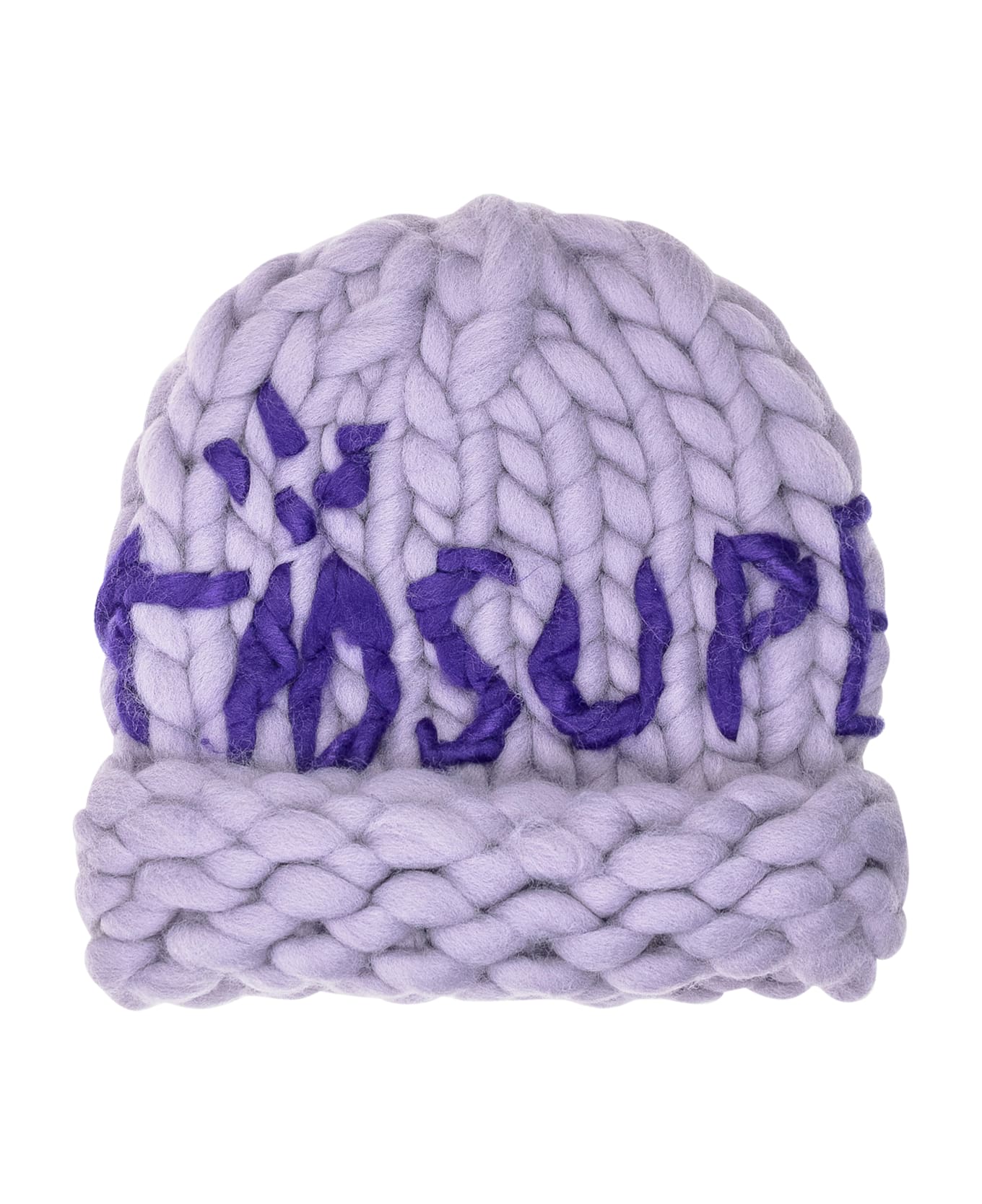 Kidsuper Hand Knit Beanie - LAVENDER