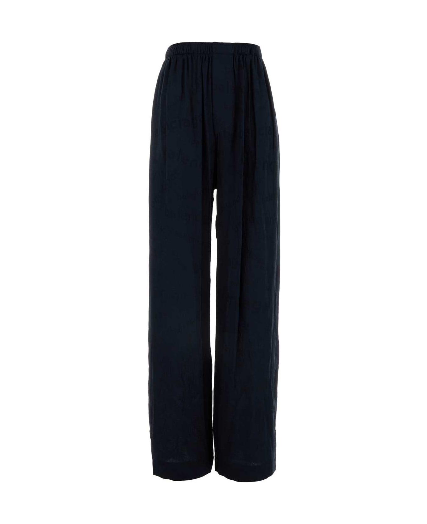 Balenciaga Midnight Blue Silk Pyjama Pant - FADEDBLACK