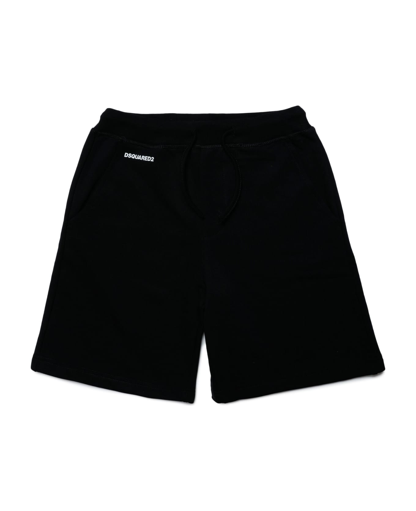 Dsquared2 D2p548u Over Shorts Dsquared Black Basic Sport Edtn 07 Shorts - Black