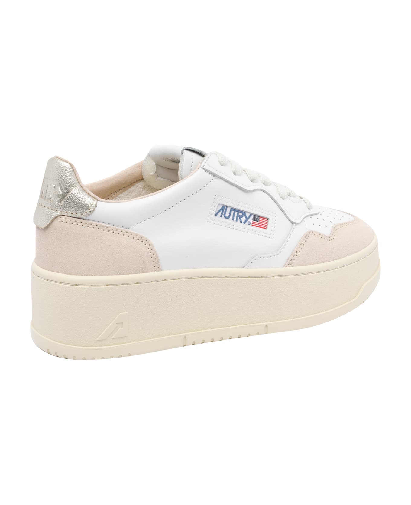 Autry Medialist Platform Sneakers - White