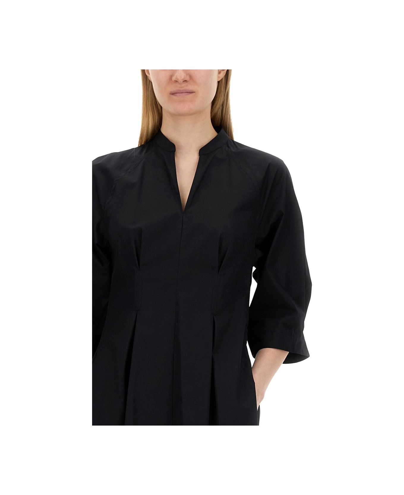Aspesi Long Dress - BLACK
