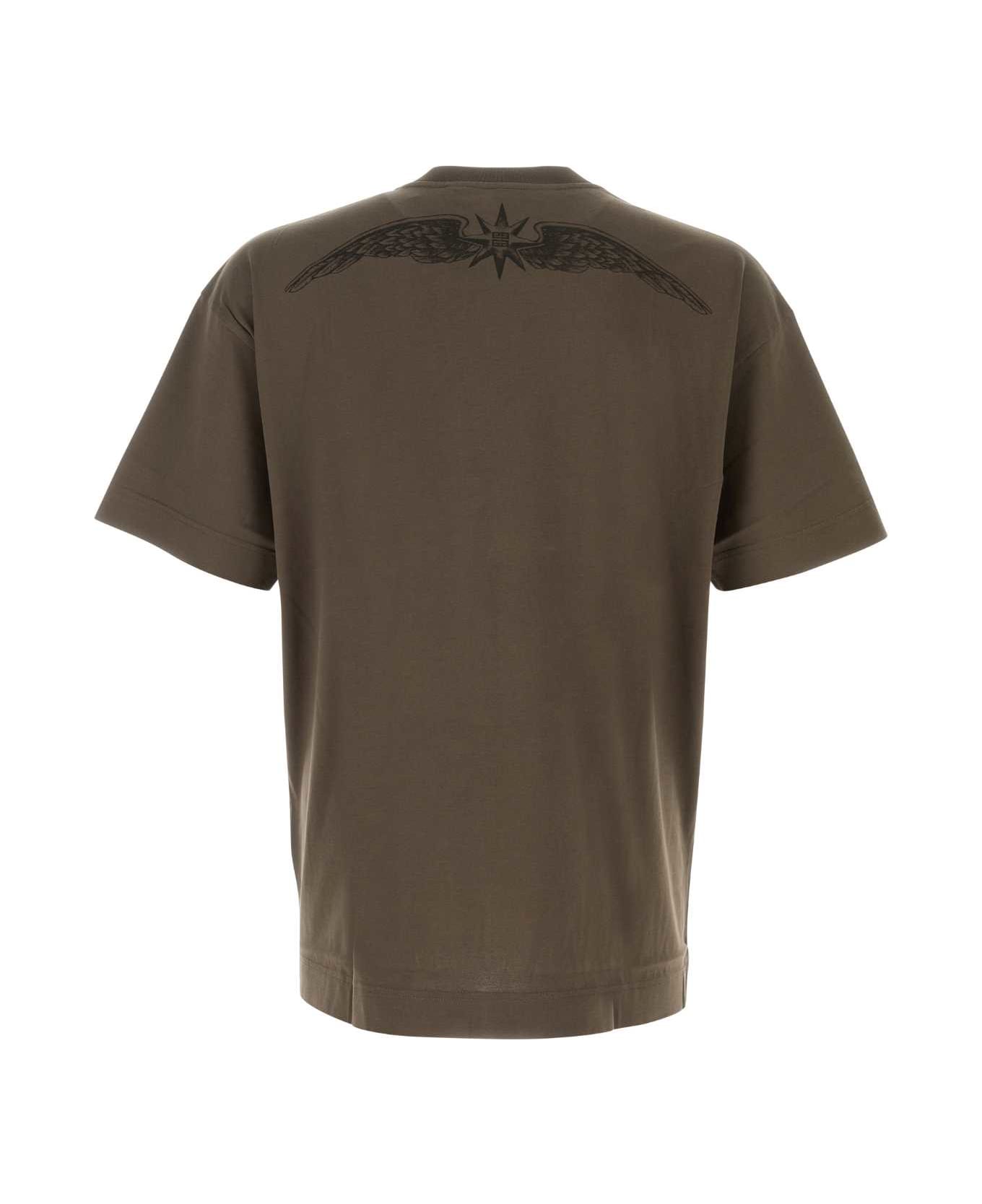 Givenchy Khaki Cotton T-shirt - KHAKI