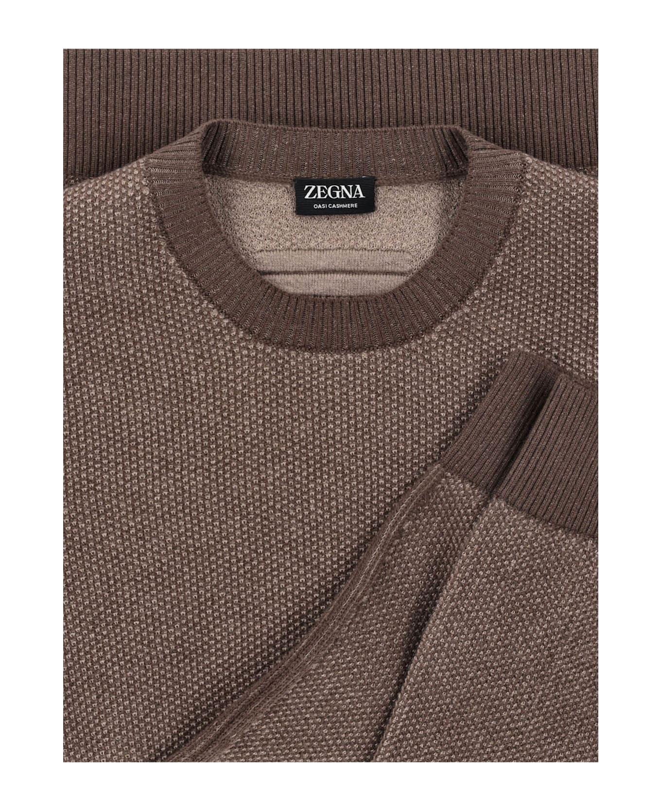 Zegna Cashmere Sweater - Brown