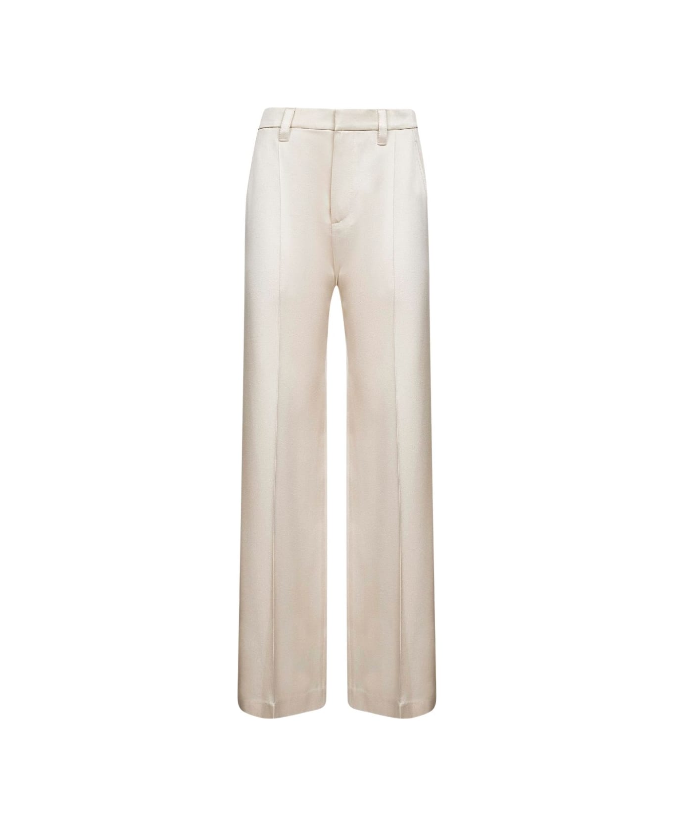 Brunello Cucinelli Wide-leg Trousers - White