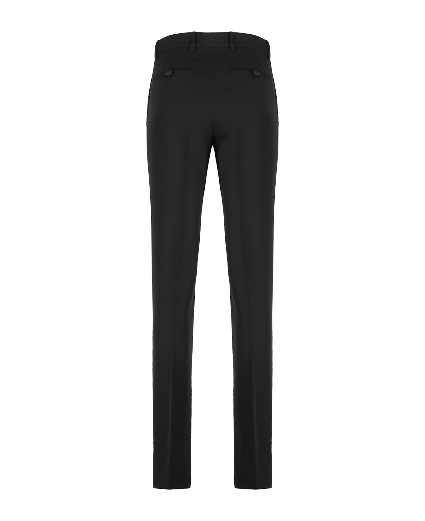 Versace Wool Tailored Trousers - black