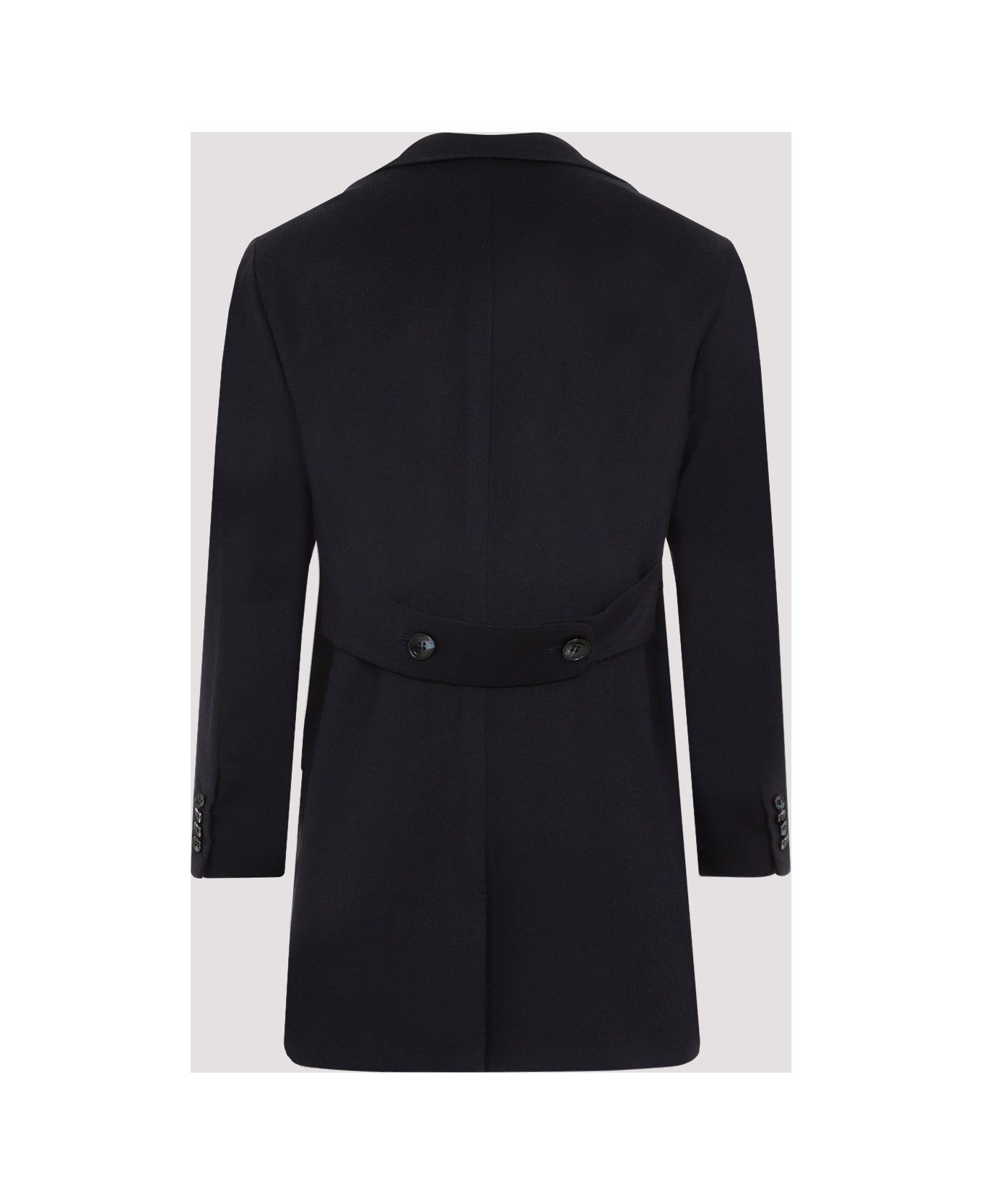 Kiton Luca Caban Coat - Blu