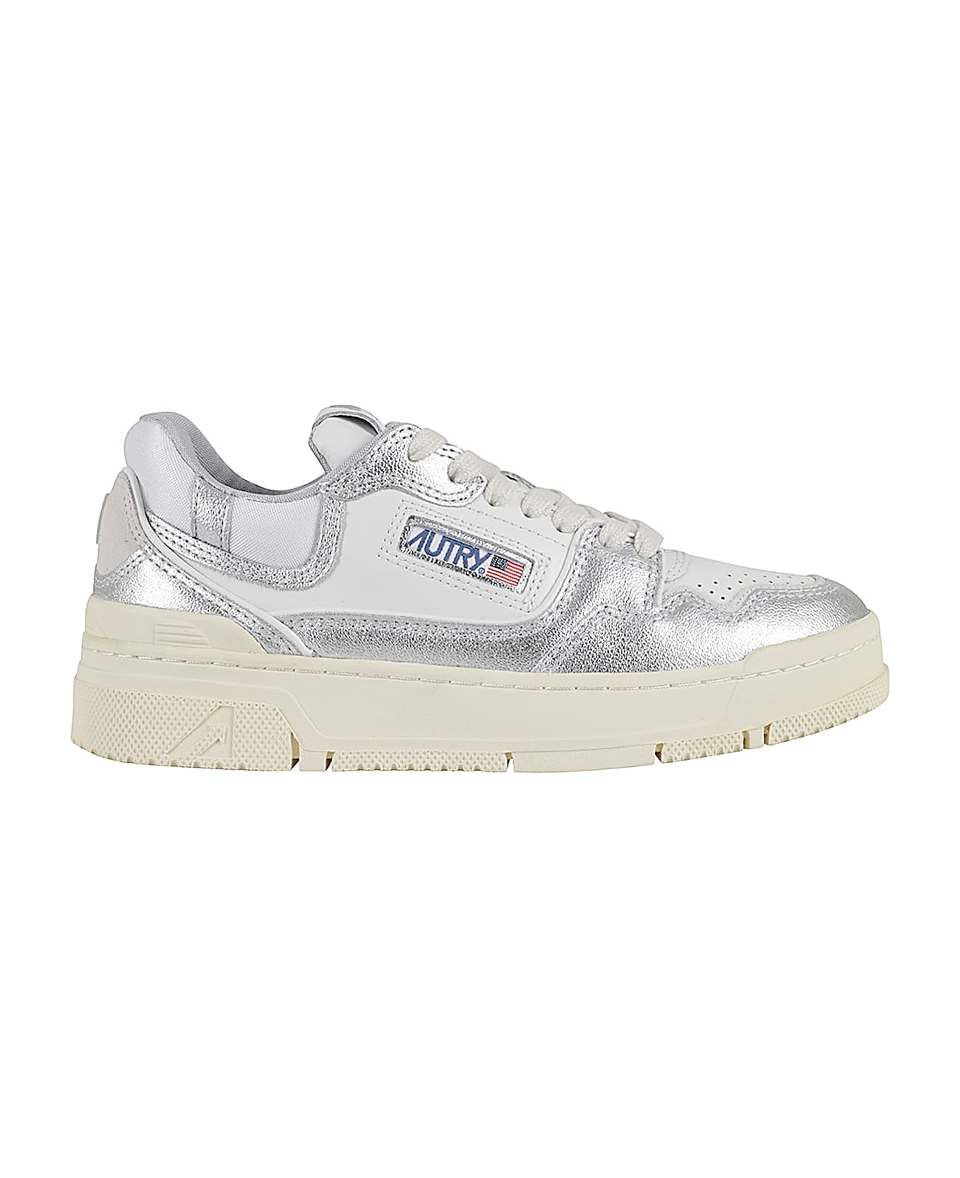 Autry Clc Low Wom - Wht Silver