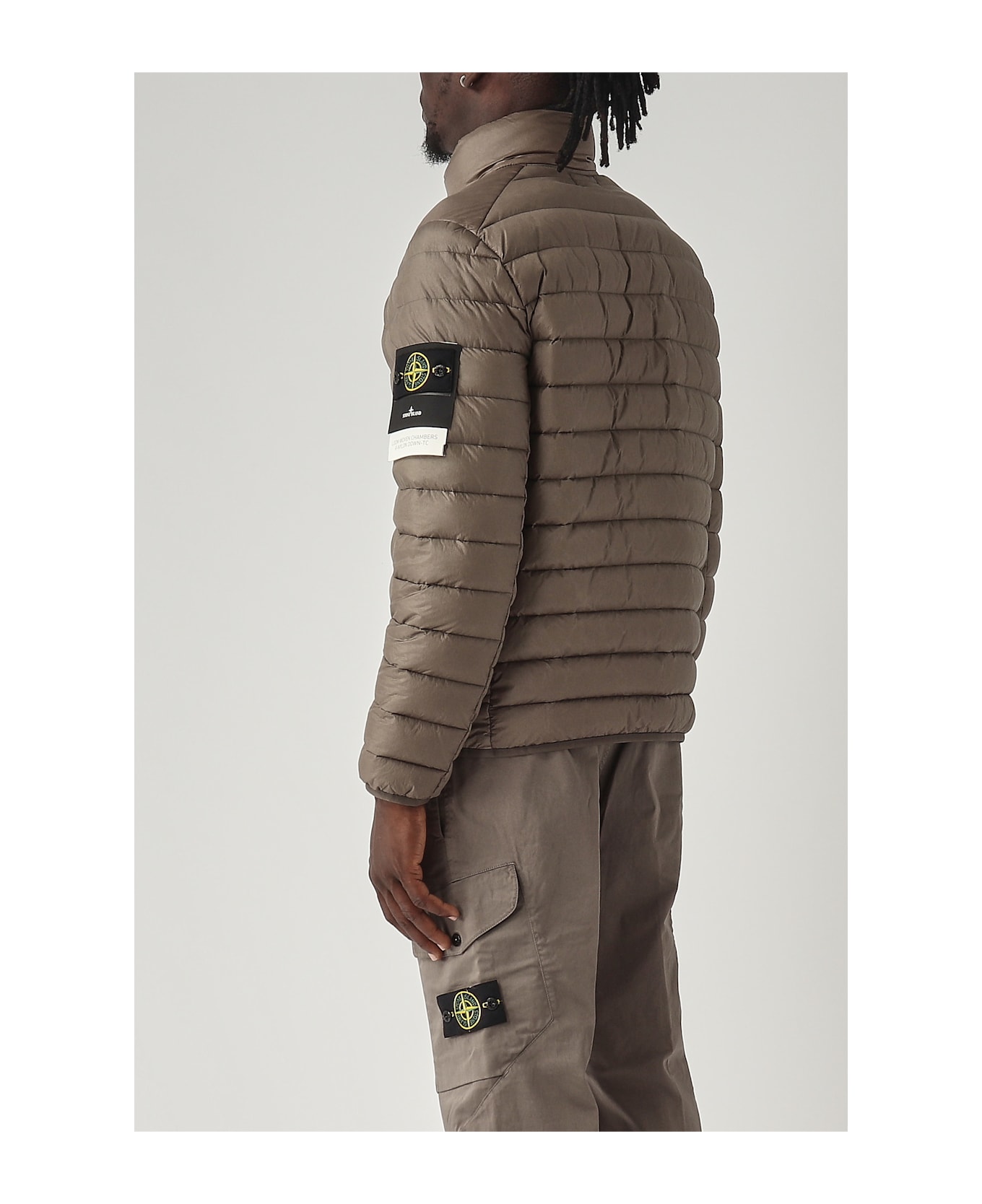 Stone Island Giubbotto Vera Piuma Jacket - WALNUT