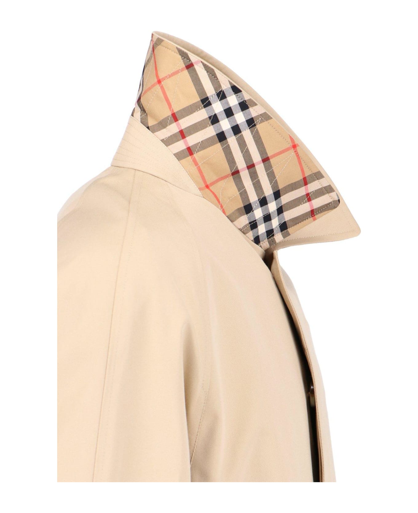 Burberry Long Sleeved Trench Coat - HONEY