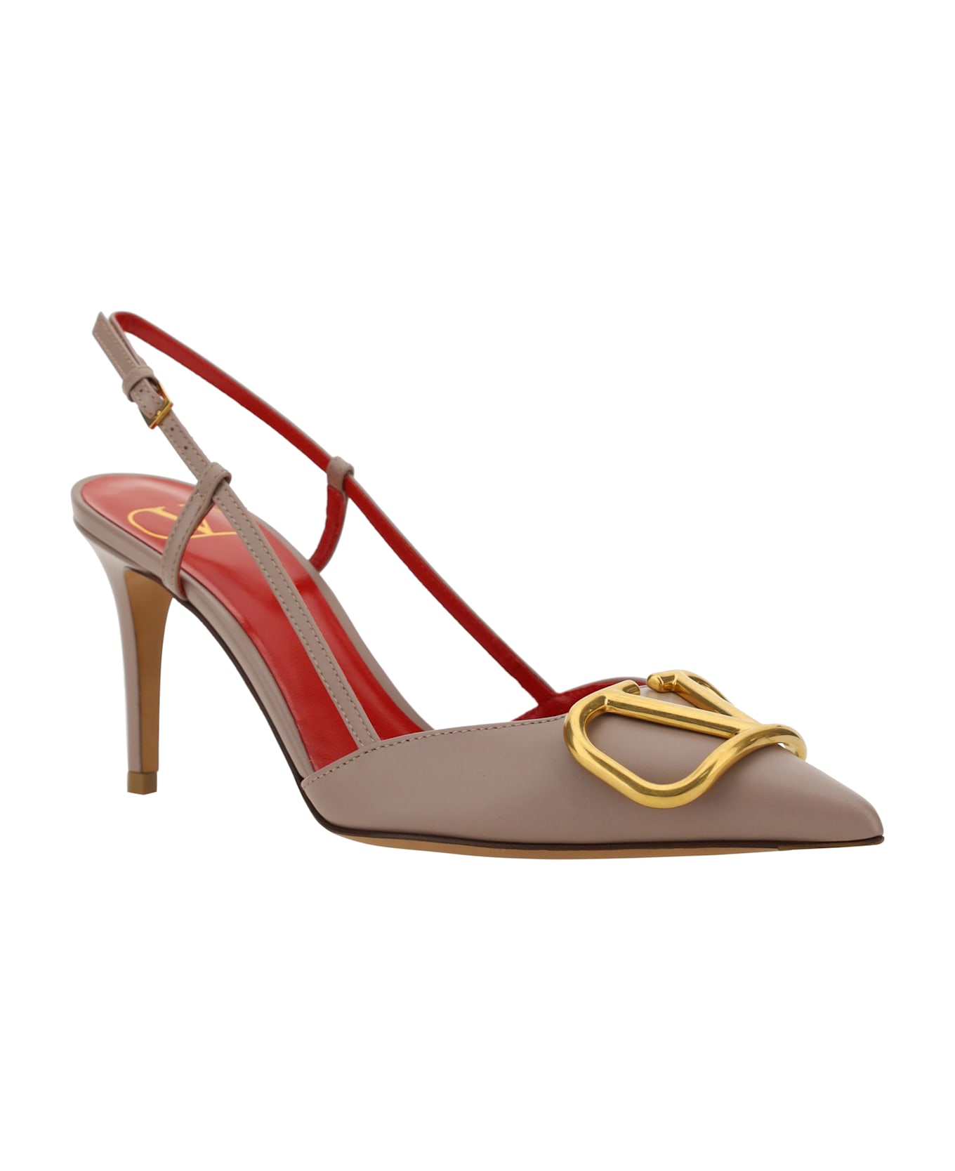 Valentino Garavani Vlogo Pumps Slingback - Poudre