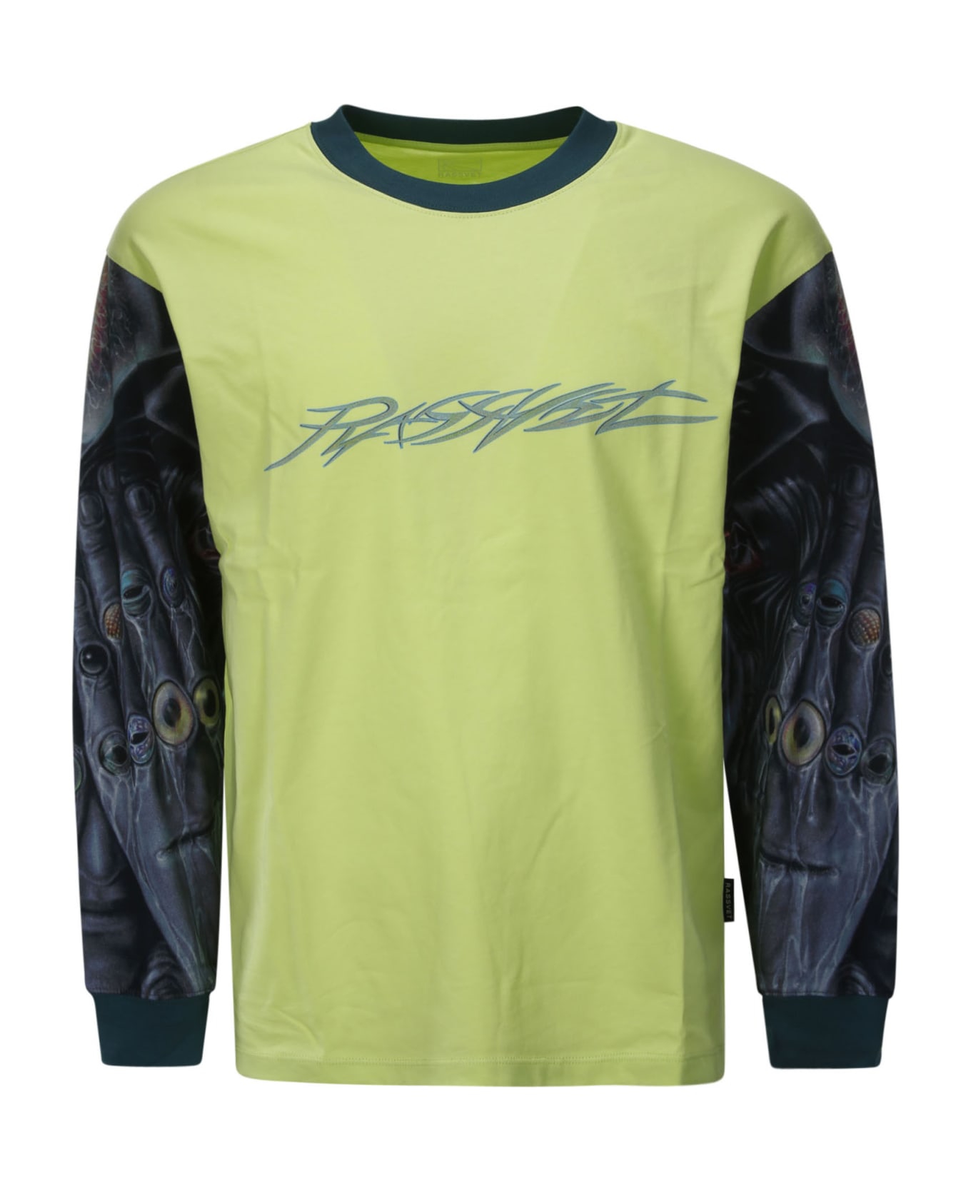【RASSVET】MEN RASSVET x DIAN LIANG LOGO TSHIRT KNIT Purple MEN RASSVET x DIAN LIANG LOGO TSHIRT KNIT Purple - PALPAL SKATES