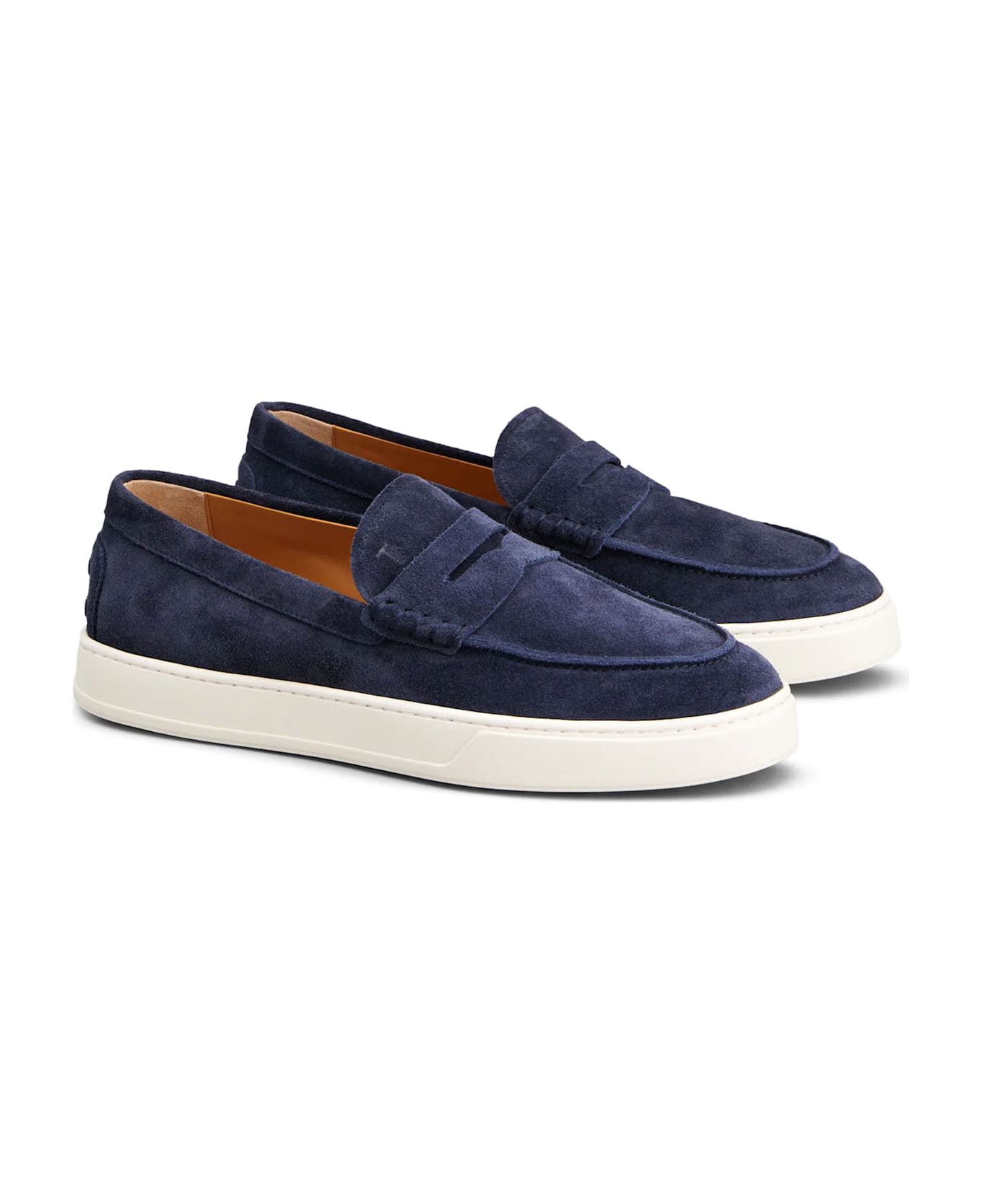 Tod
s Suede Leather Loafers - Blue