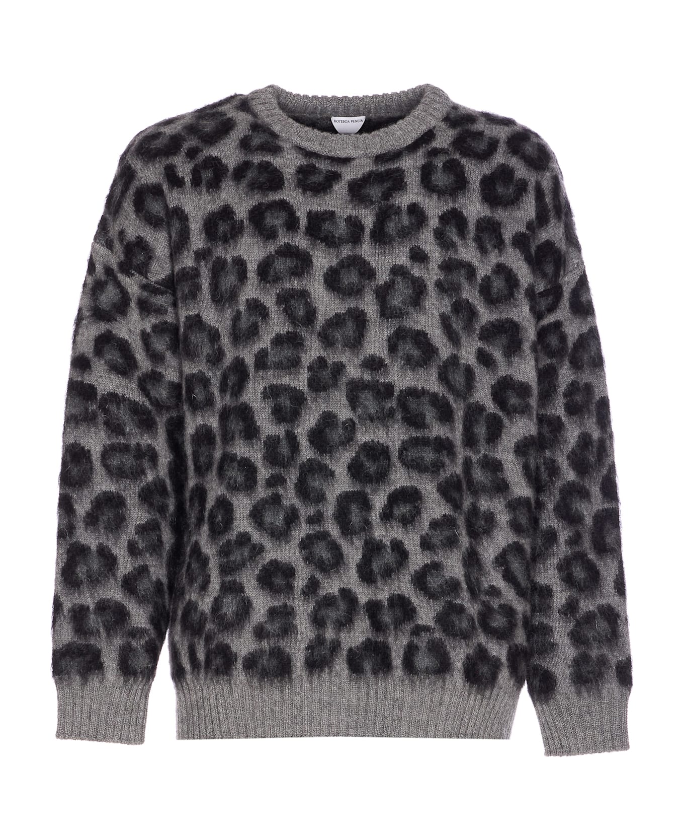 Bottega Veneta Animalier Sweater - Grey