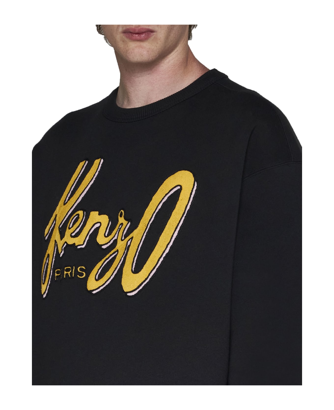Kenzo Archive Logo Sweatshirt - J Black フリース