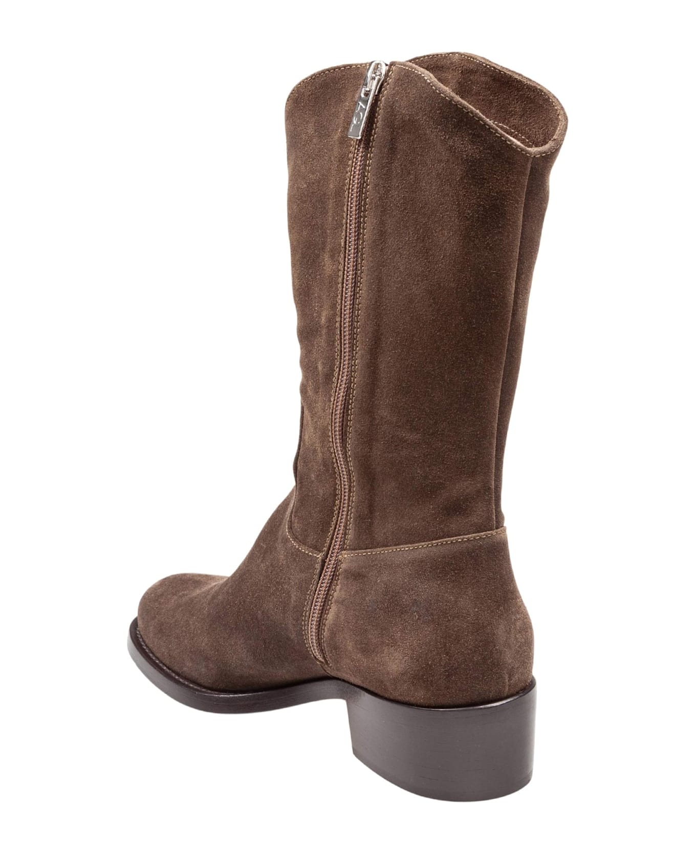 AGL Fergus Suede Ankle Boot In Forest Green - FOREST