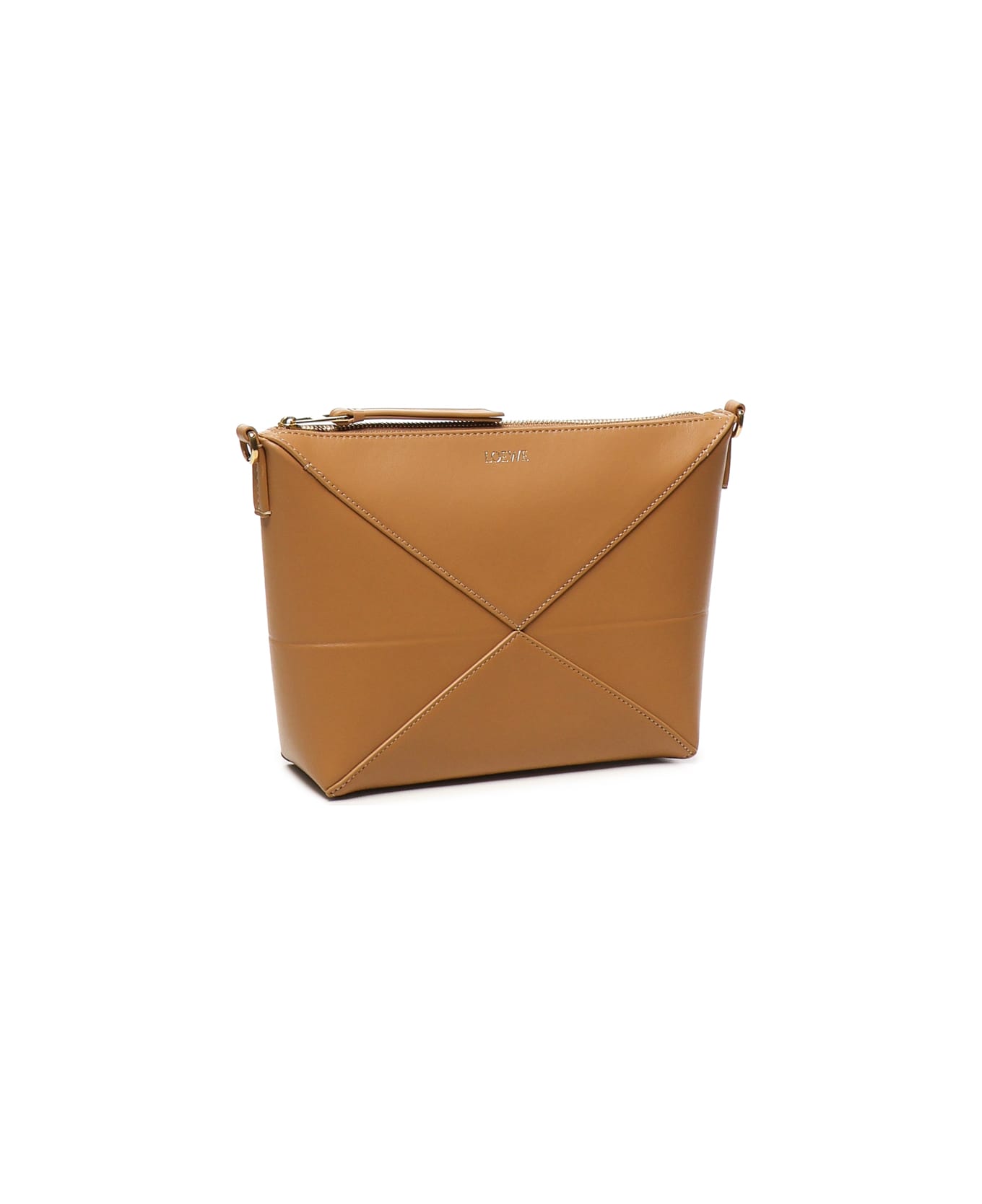 Loewe Puzzle Fold Clutch - Beige