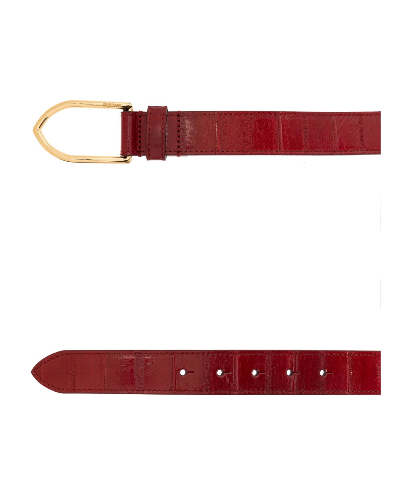 Jacquemus Belt With Logo - Red