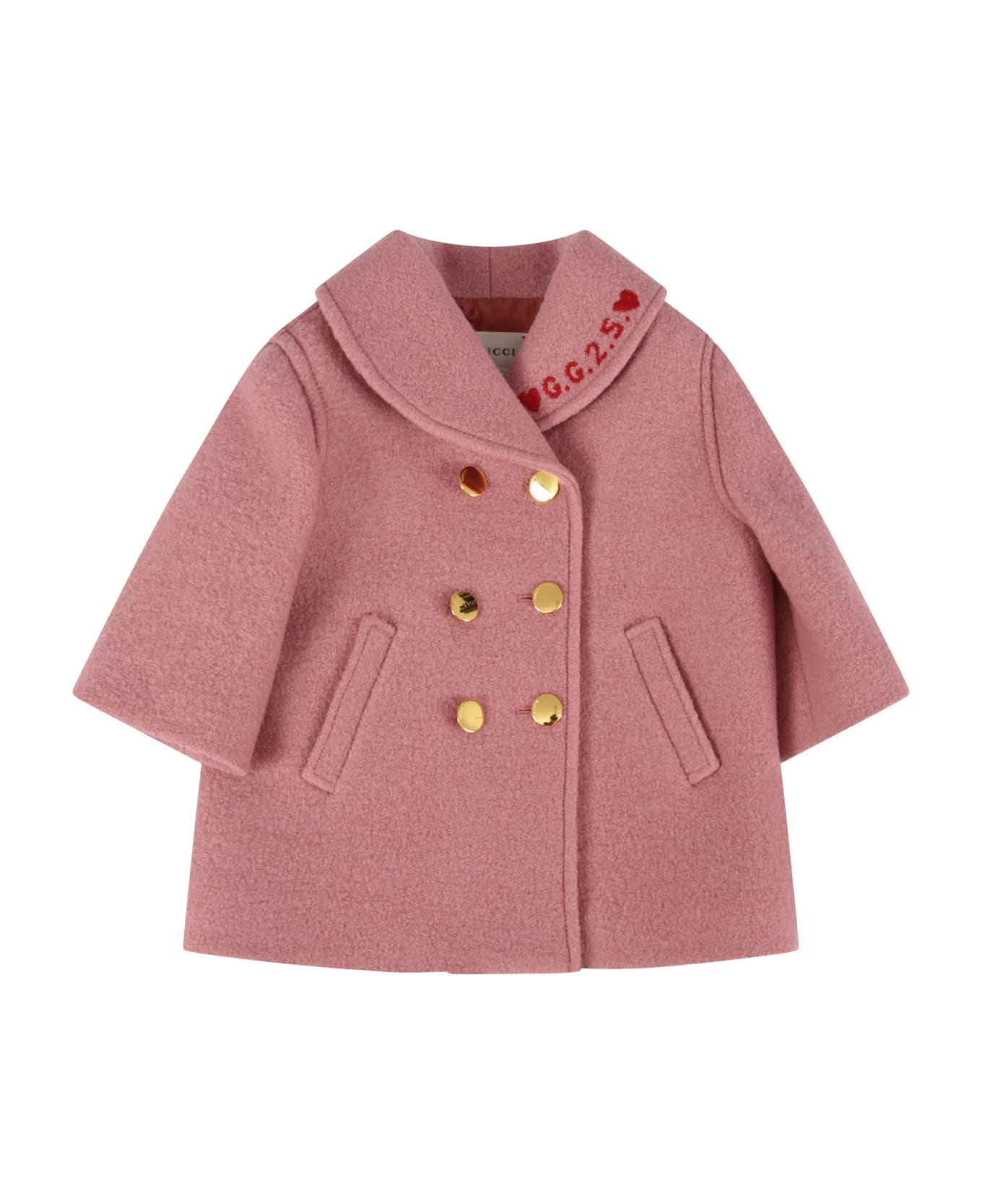 gucci pink coat