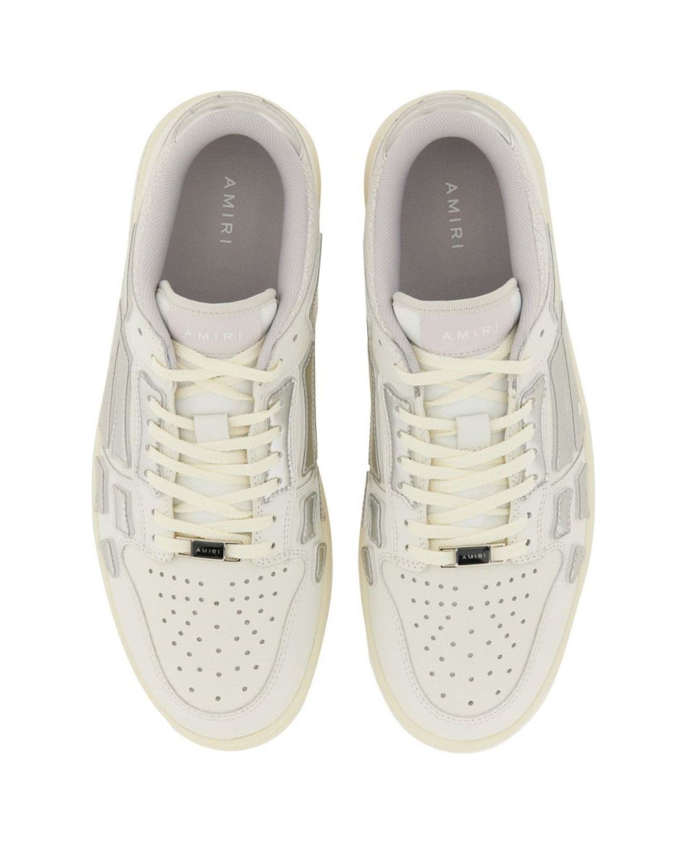 AMIRI Skel Top Lace-up Sneakers - White