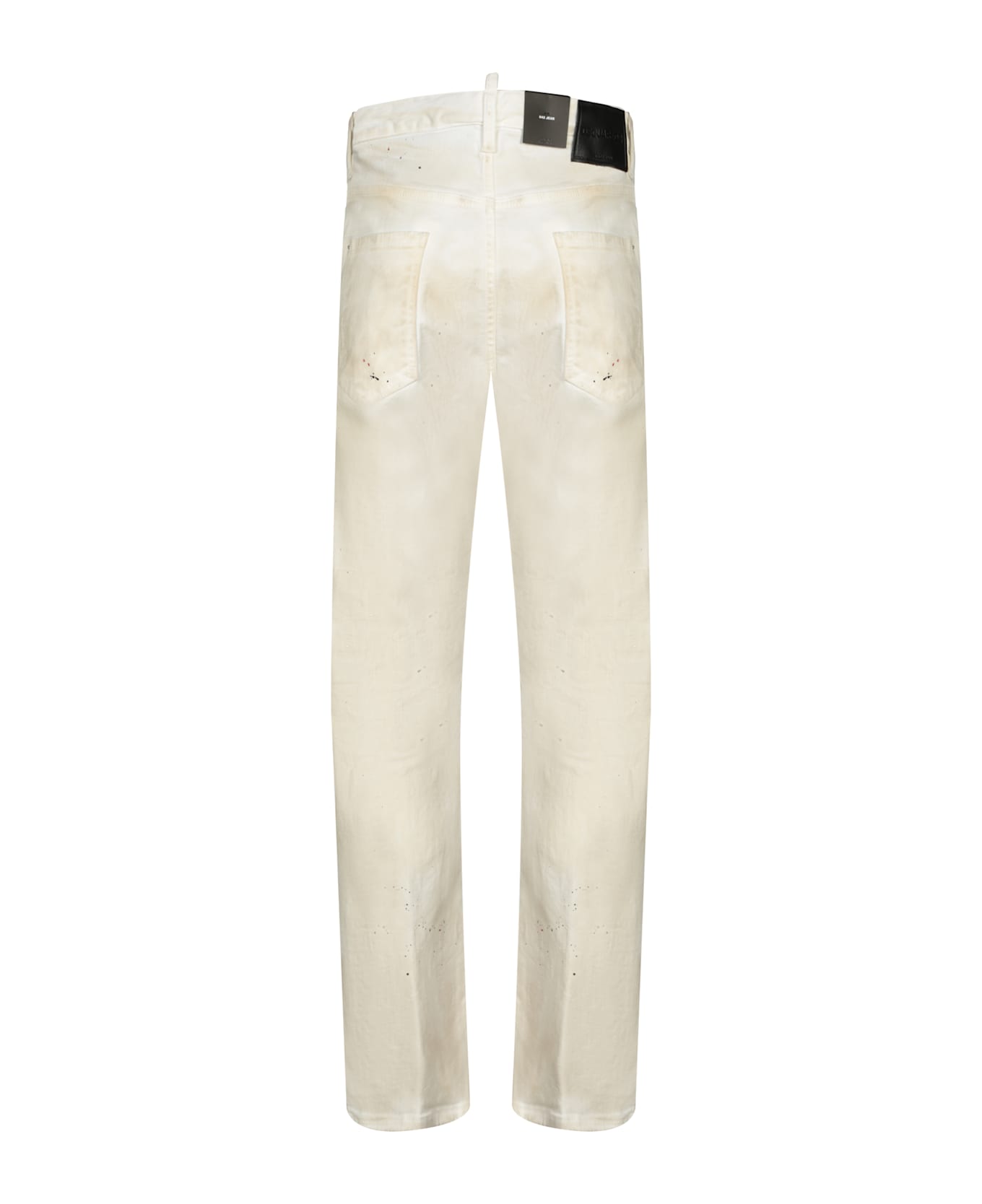 Dsquared2 Loose 642 Ivory Jeans - White