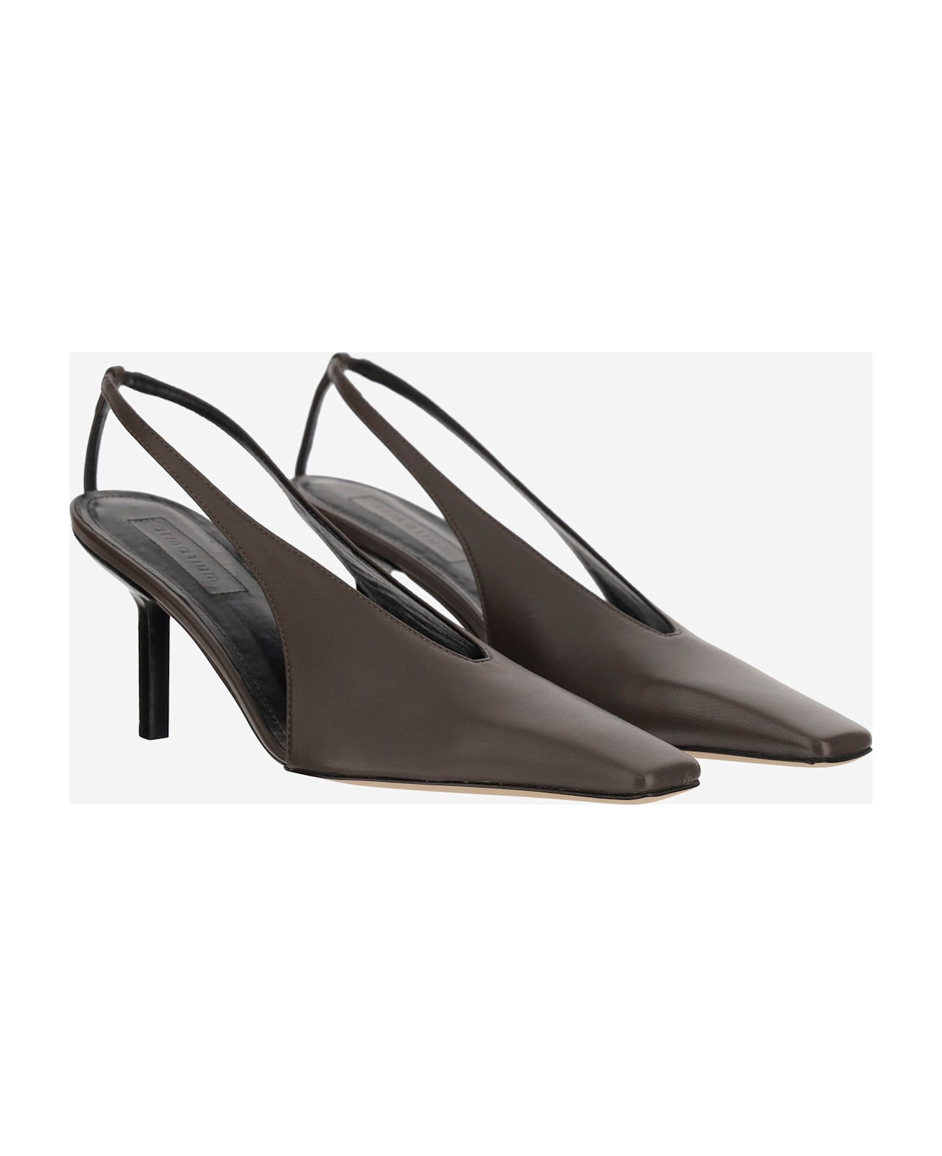 Armarium Evelina Leather Slingback - Green