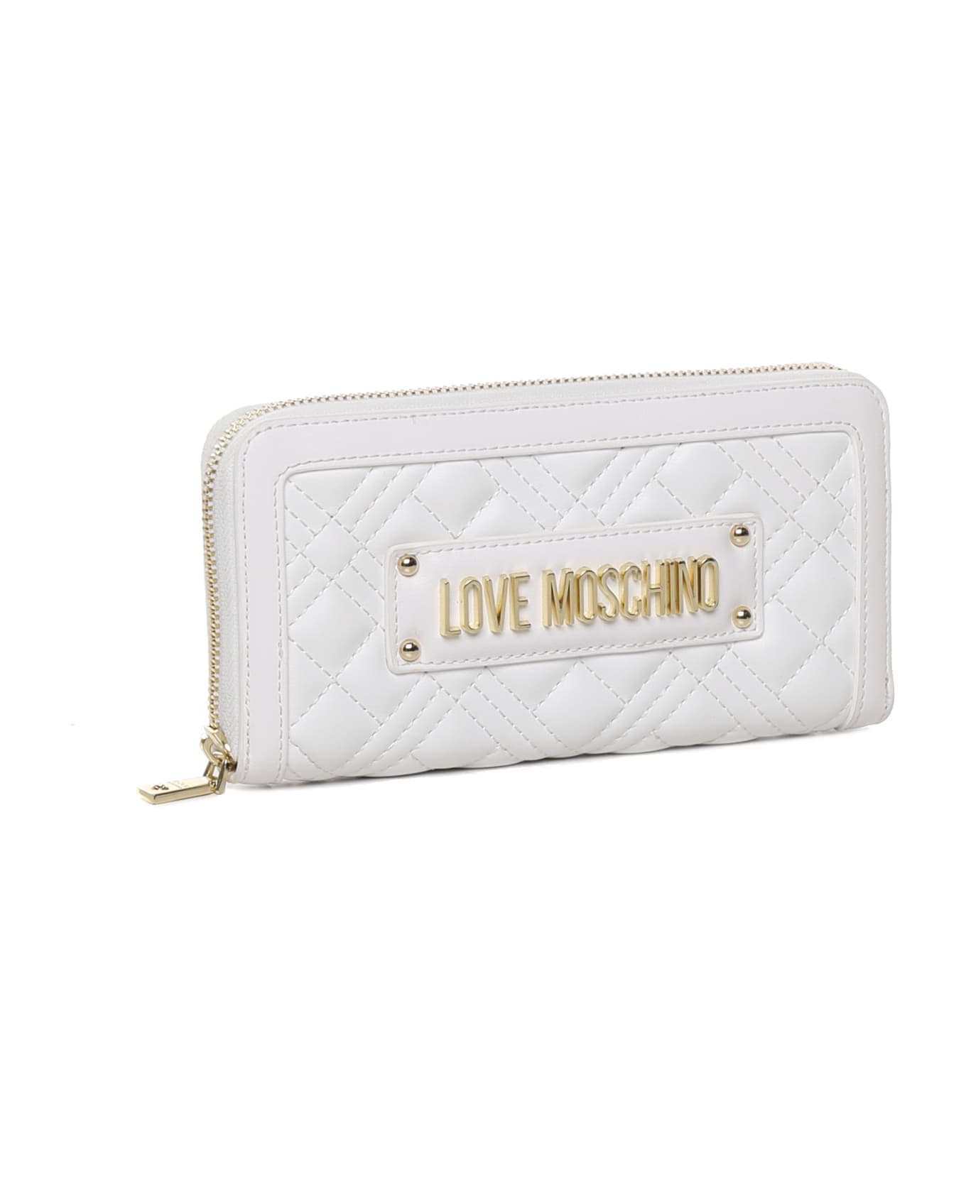 Love Moschino Logo Love Wallet - White