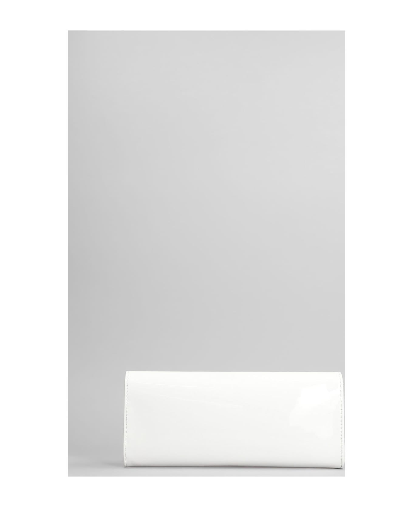 Aldo Castagna Shoulder Bag In White Patent Leather - white