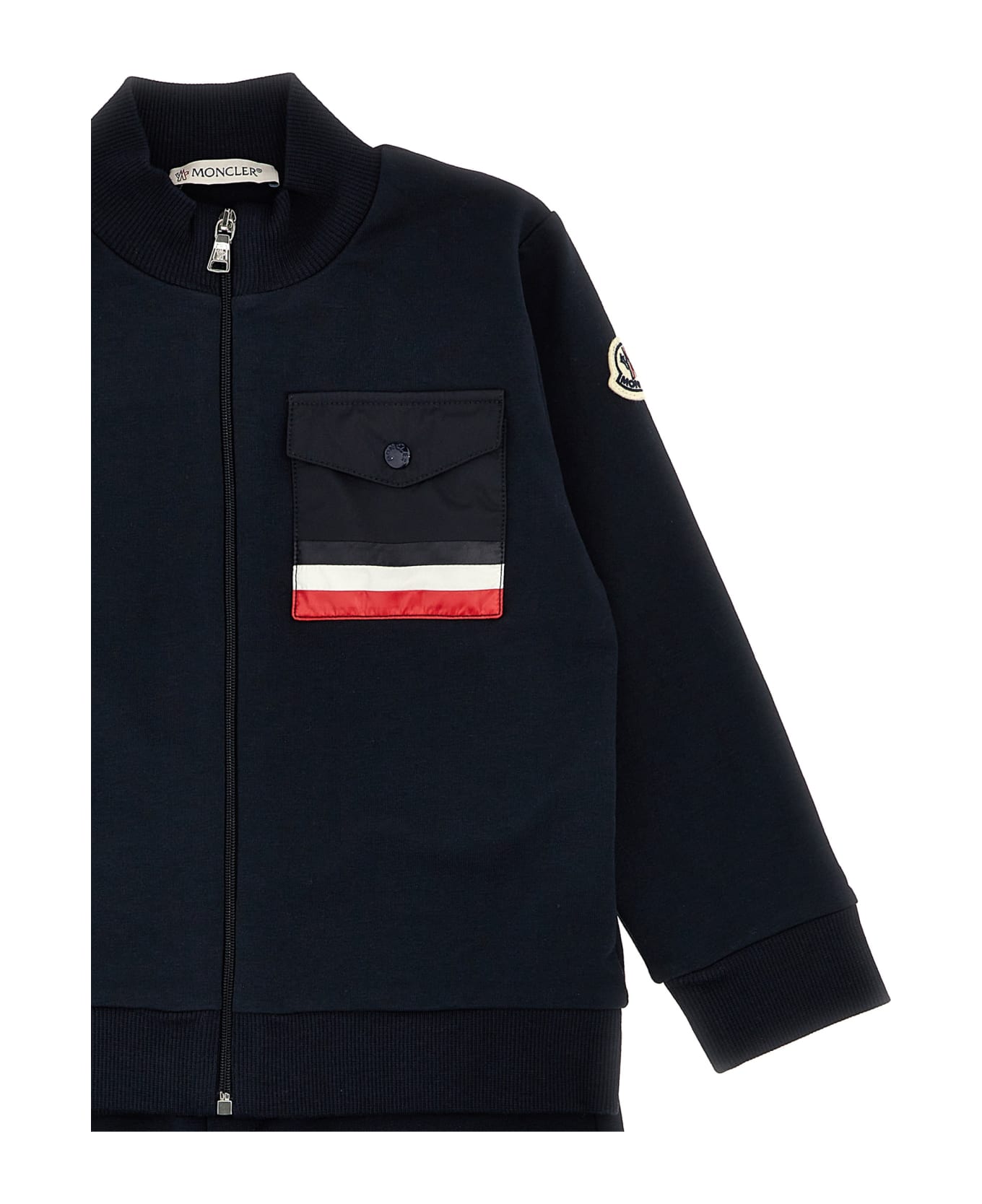 Moncler Cotton Tracksuit - Blue