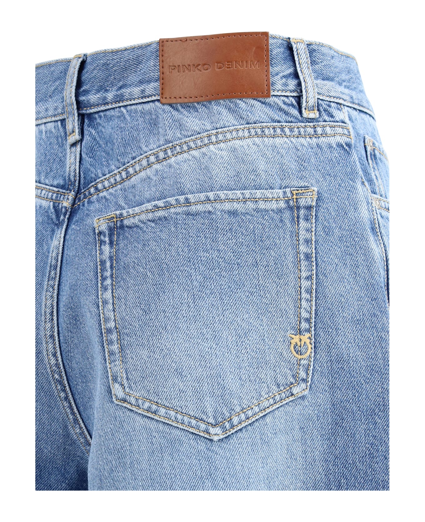 Pinko Denim Shorts - Lavaggio Medio Chiaro