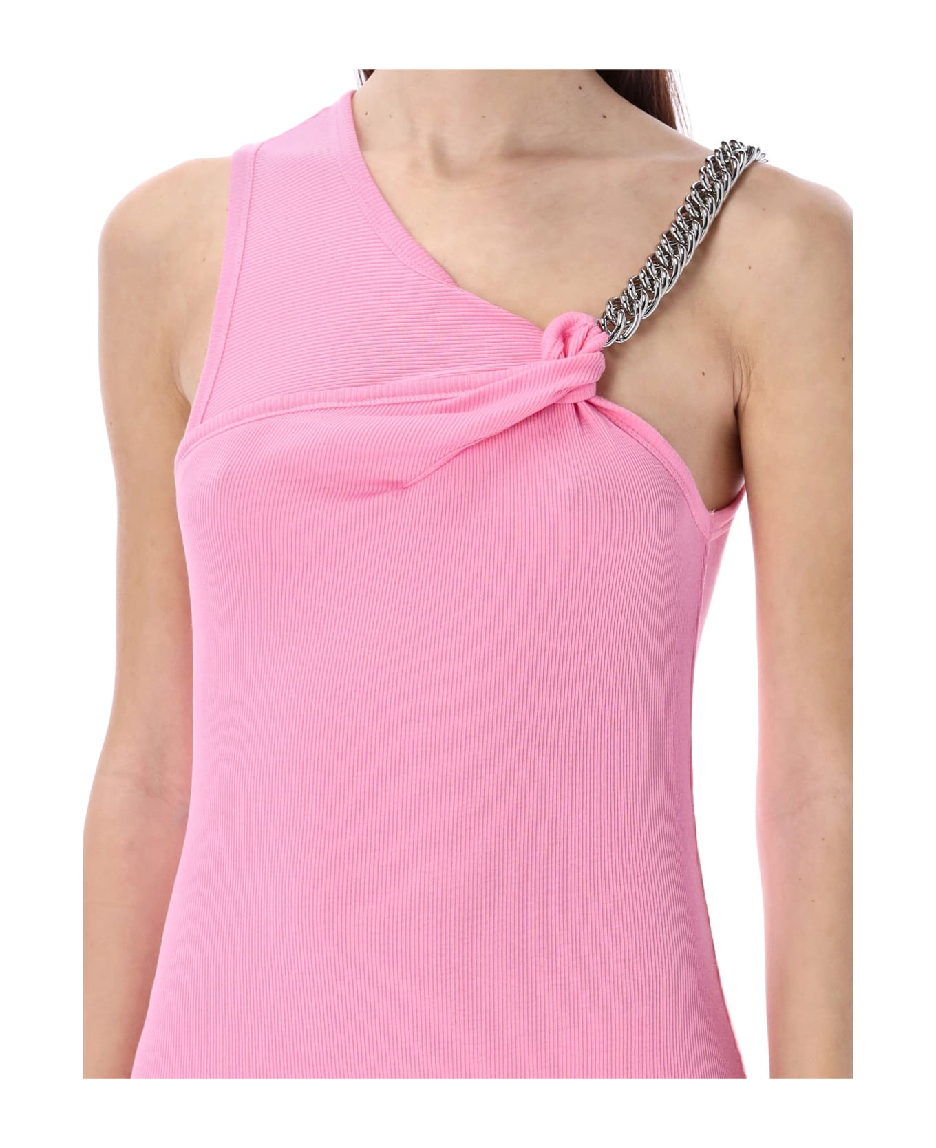 1017 ALYX 9SM Ribbed Dress With Chain - PINK