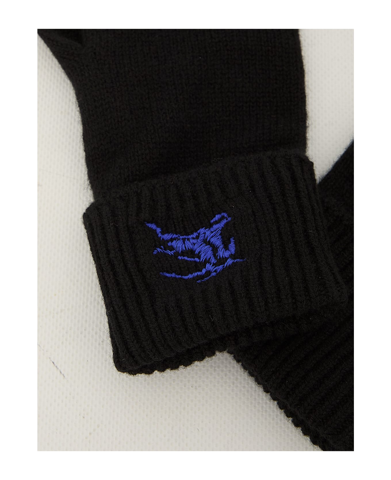 Burberry Cashmere Blend Gloves - BLACK
