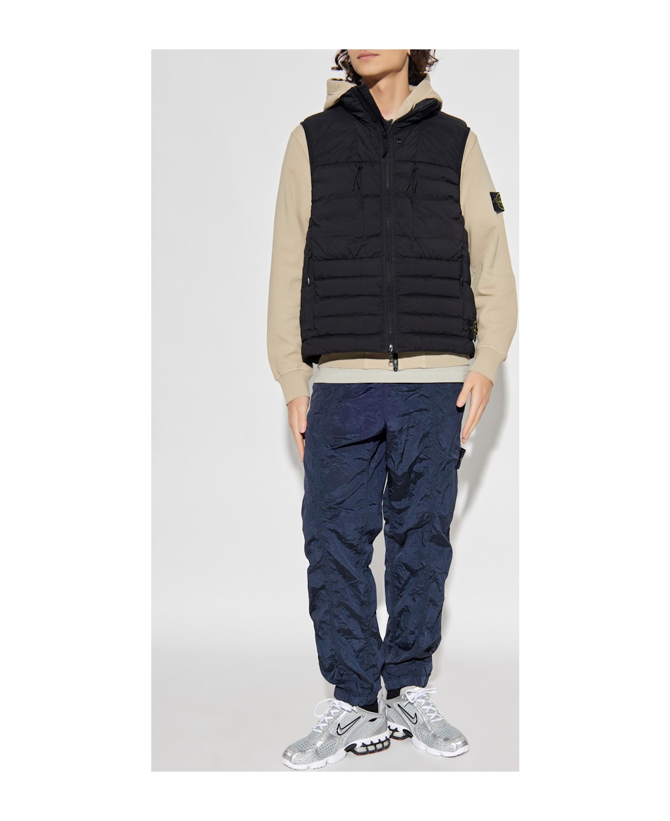 Stone Island Puffer Vest - BLACK