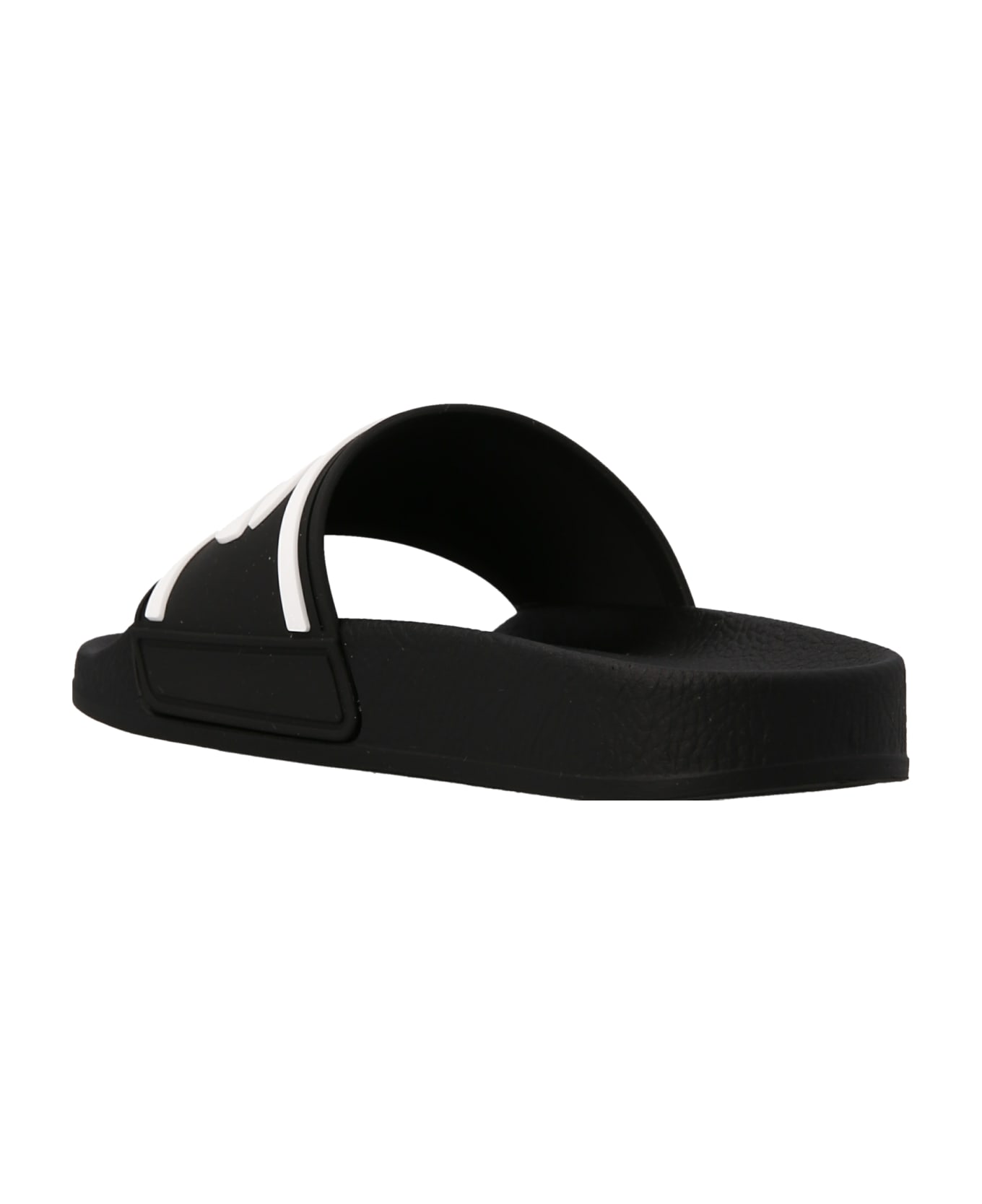 Dolce & Gabbana Logo Slides - Black