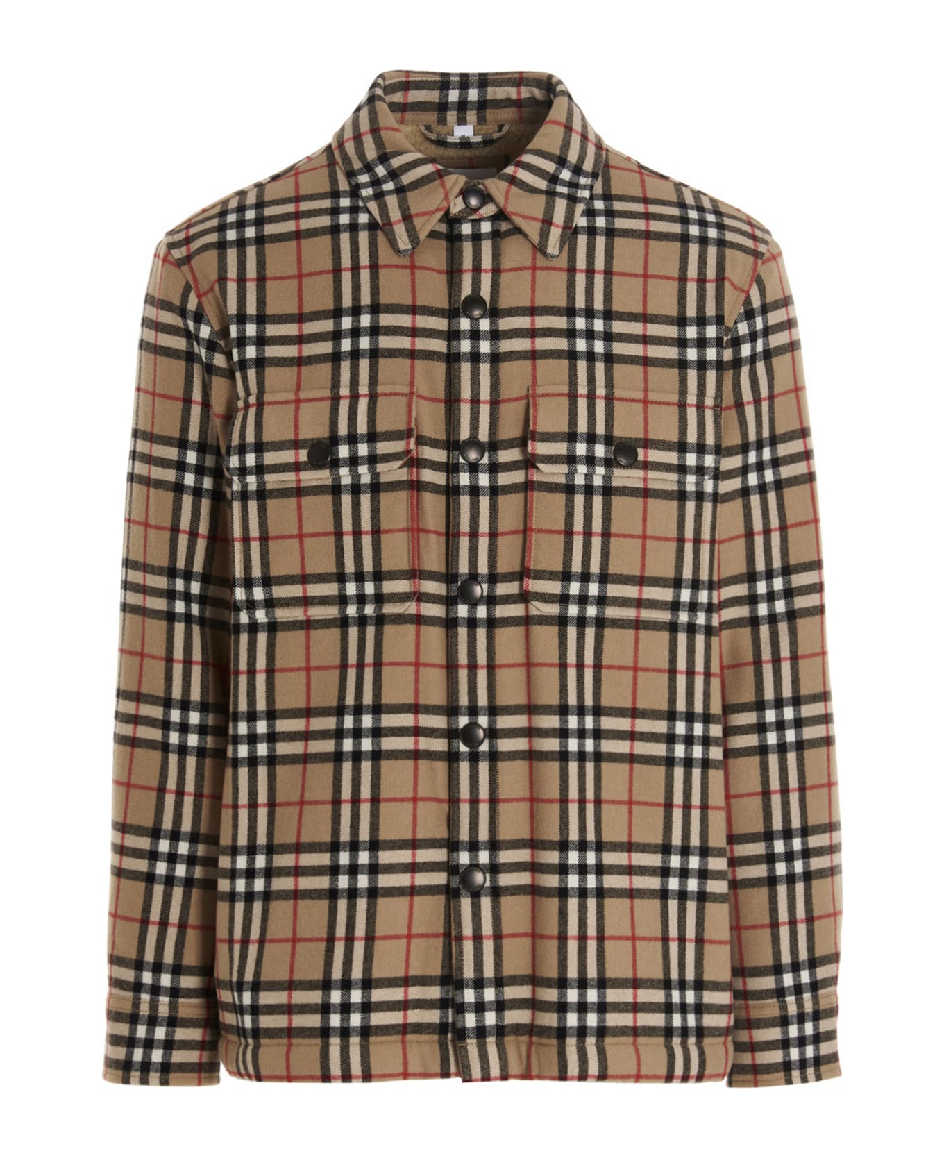 Burberry belted 'calmore  Overshirt - Beige