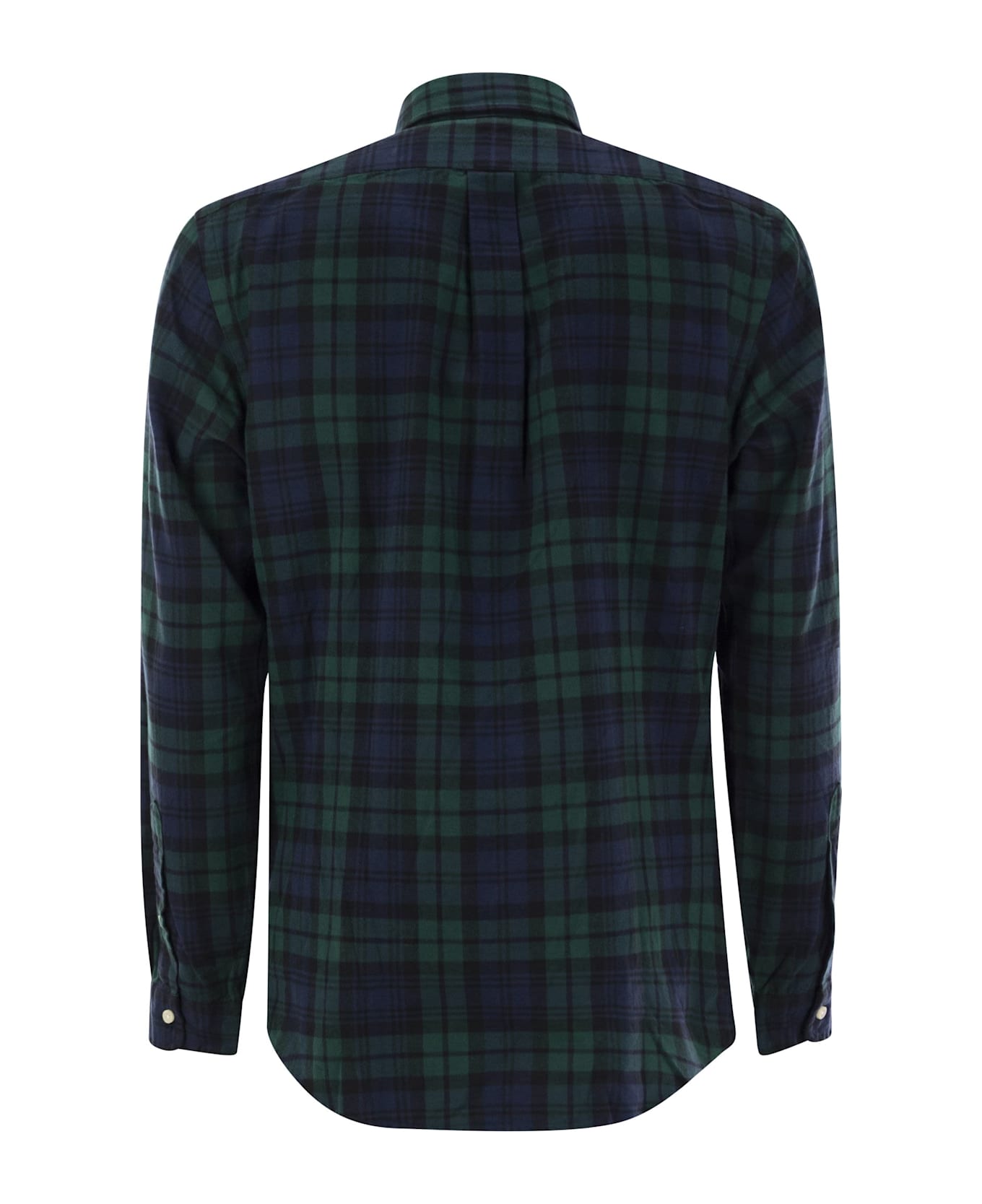 Polo Ralph Lauren Custom-fit Brushed Oxford Shirt - Blue