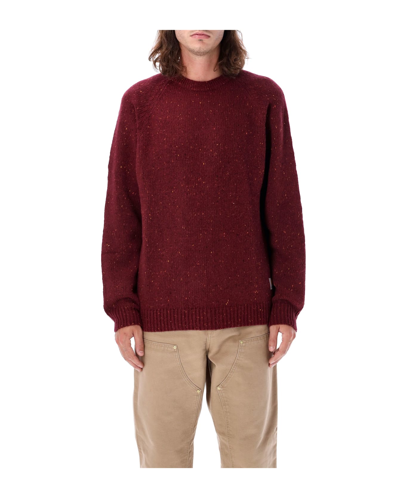 Carhartt Anglistic Sweater - MALBEC