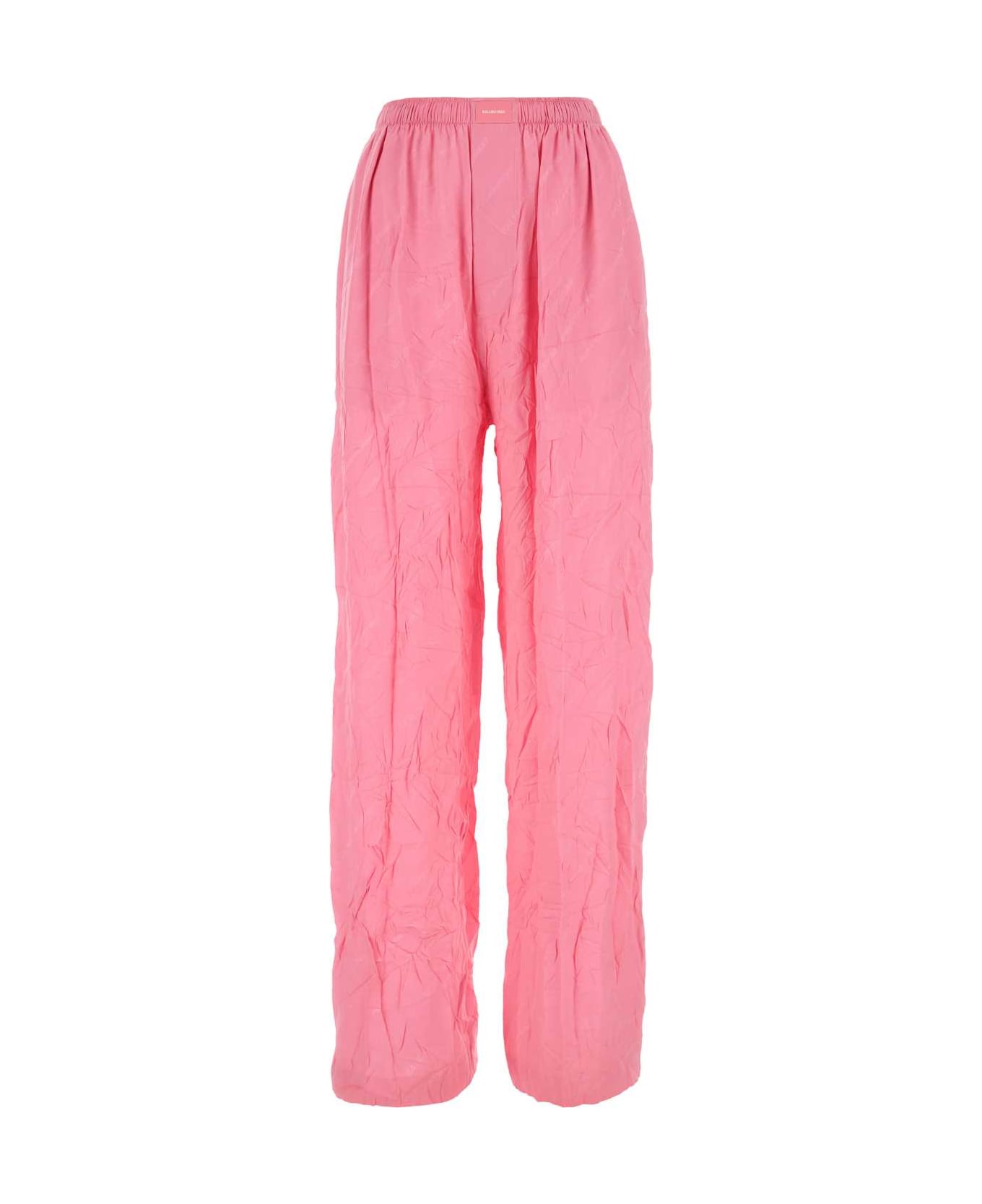 Balenciaga Pink Silk Pyjama Pant - PINK