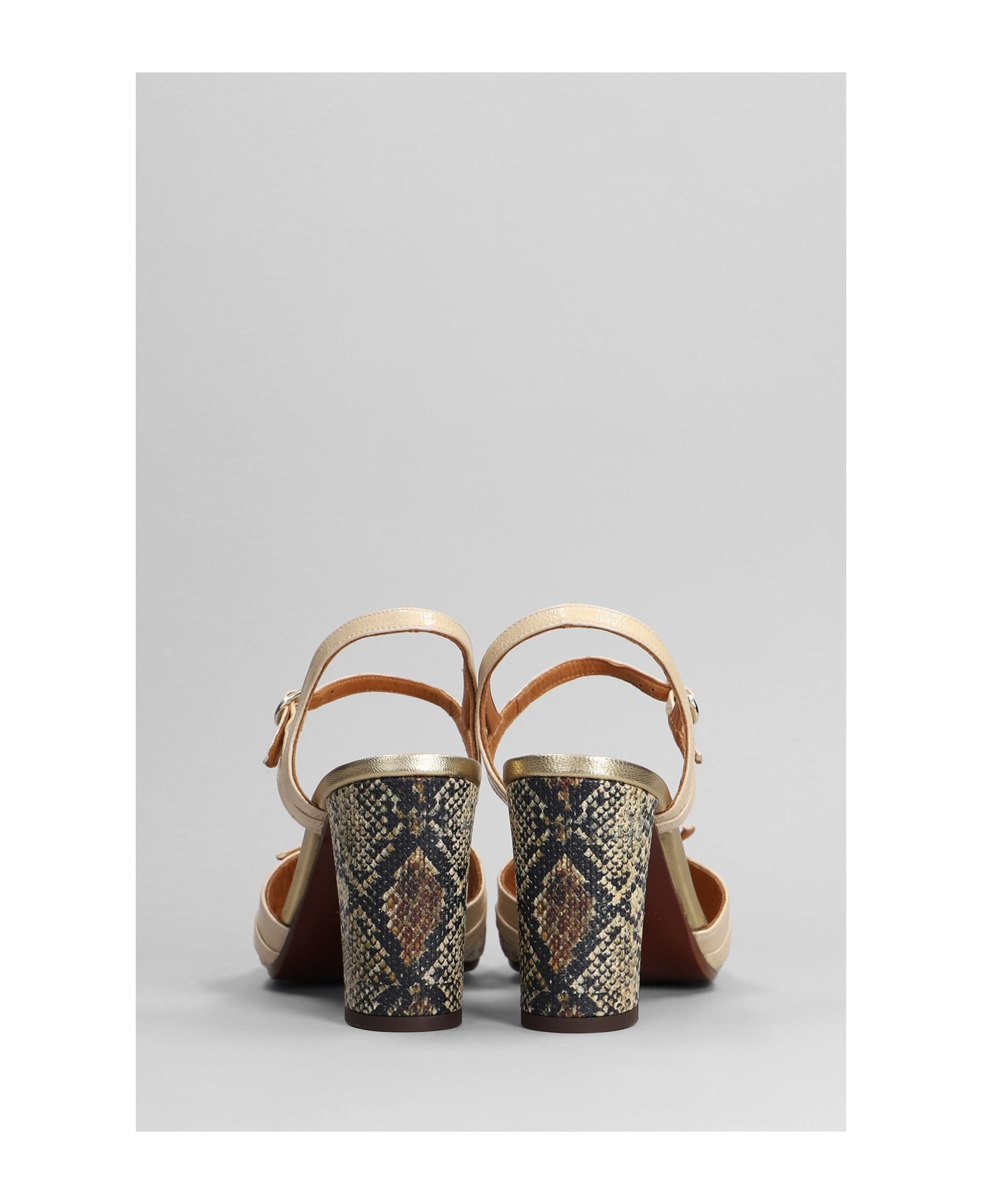 Chie Mihara Bindi Sandals In Beige Leather - beige サンダル