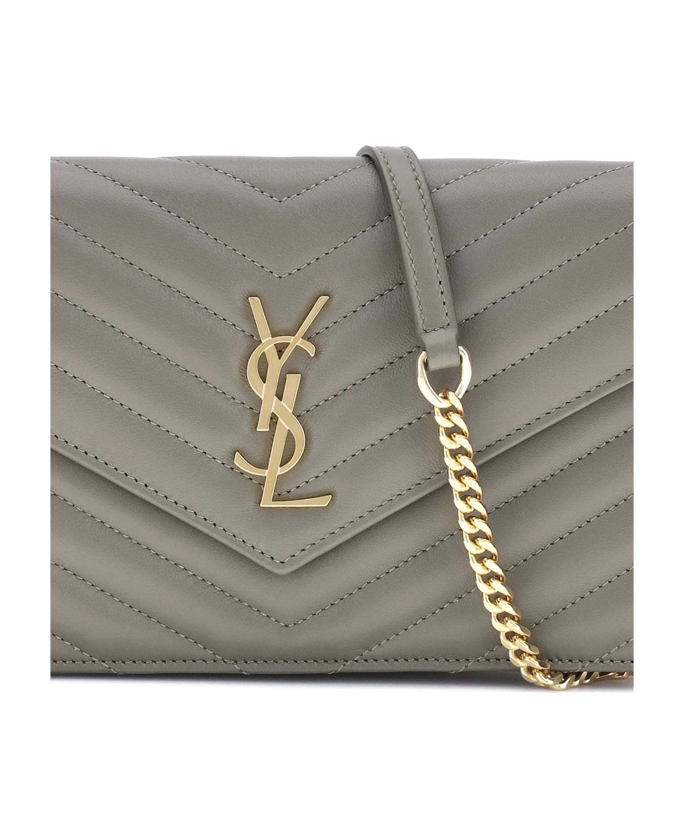 Saint Laurent Wallet With Shoulder Strap